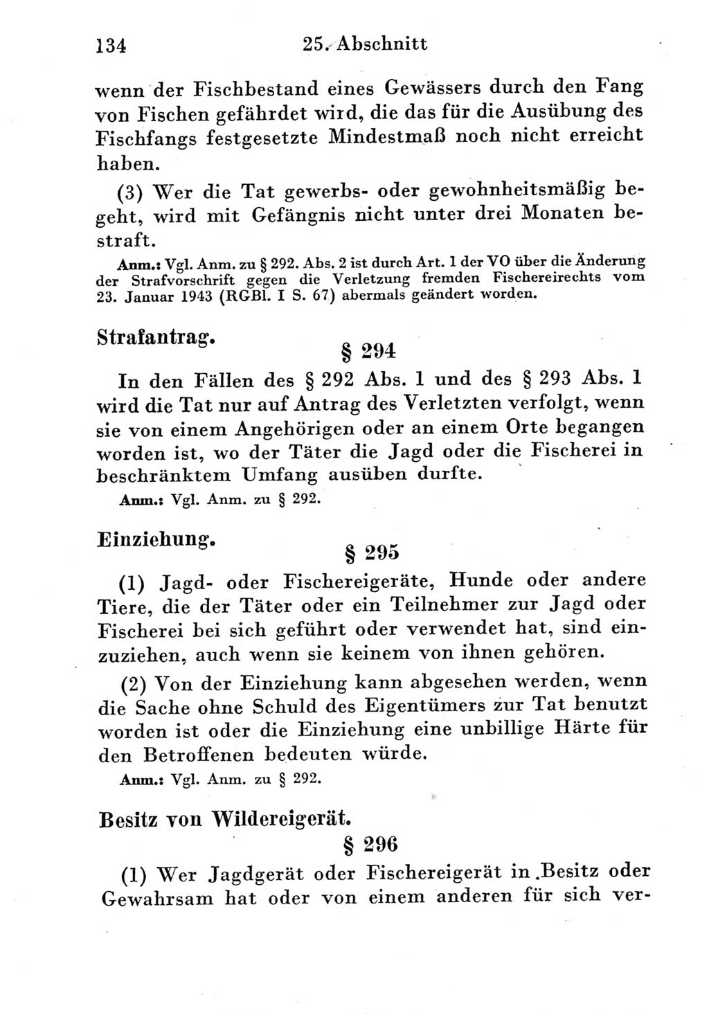 Strafgesetzbuch (StGB) und andere Strafgesetze [Deutsche Demokratische Republik (DDR)] 1951, Seite 134 (StGB Strafges. DDR 1951, S. 134)