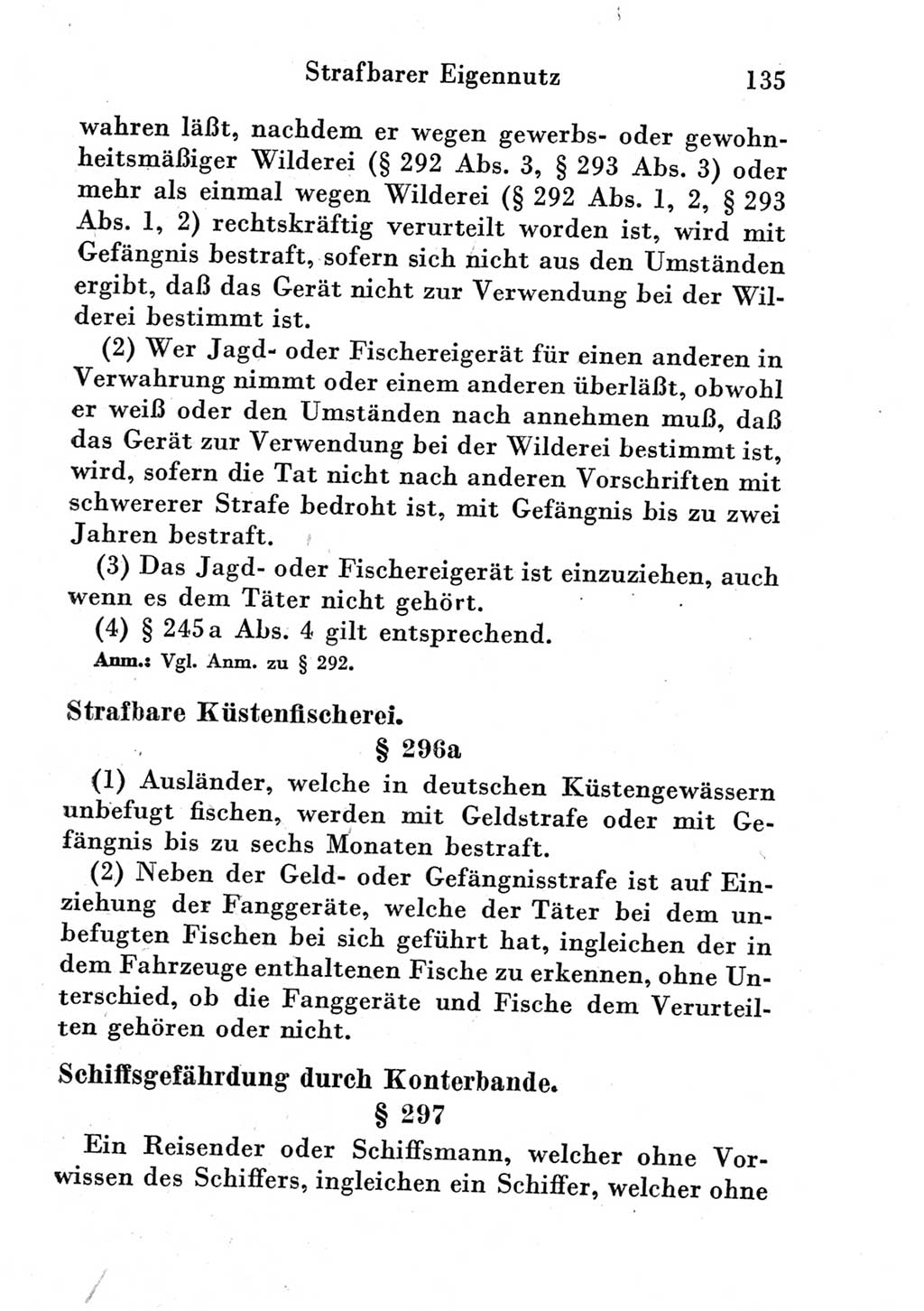 Strafgesetzbuch (StGB) und andere Strafgesetze [Deutsche Demokratische Republik (DDR)] 1951, Seite 135 (StGB Strafges. DDR 1951, S. 135)