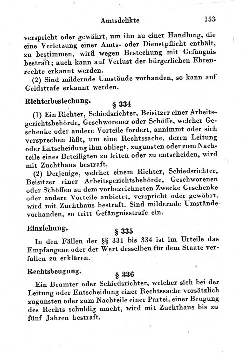 Strafgesetzbuch (StGB) und andere Strafgesetze [Deutsche Demokratische Republik (DDR)] 1951, Seite 153 (StGB Strafges. DDR 1951, S. 153)