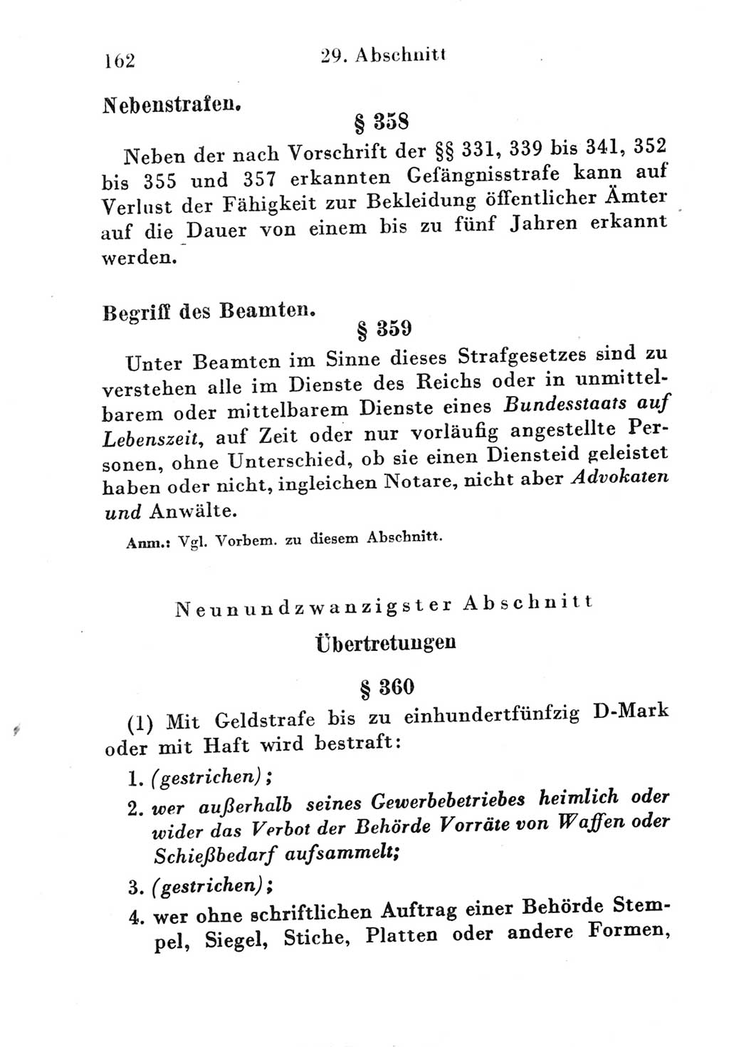 Strafgesetzbuch (StGB) und andere Strafgesetze [Deutsche Demokratische Republik (DDR)] 1951, Seite 162 (StGB Strafges. DDR 1951, S. 162)