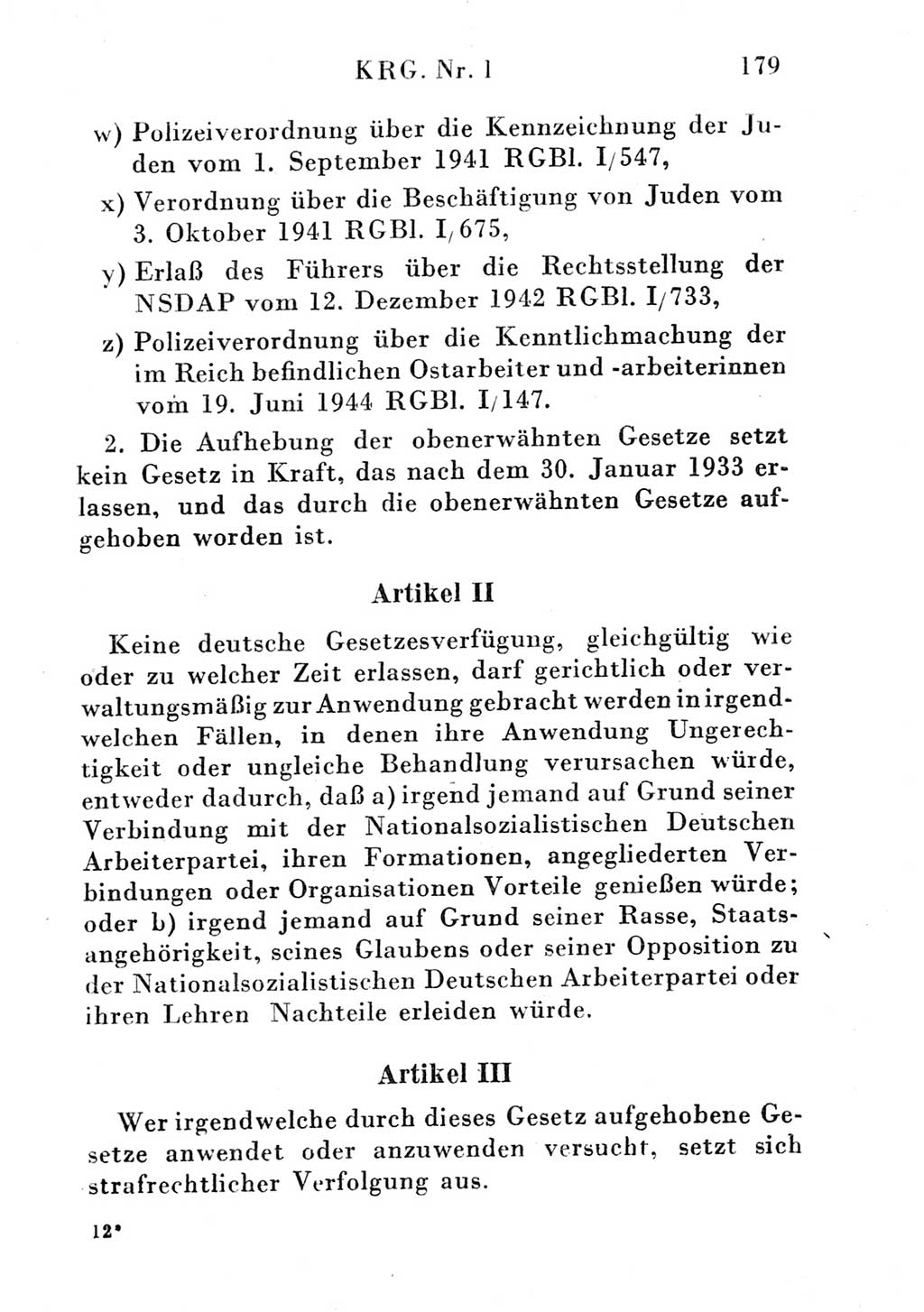 Strafgesetzbuch (StGB) und andere Strafgesetze [Deutsche Demokratische Republik (DDR)] 1951, Seite 179 (StGB Strafges. DDR 1951, S. 179)