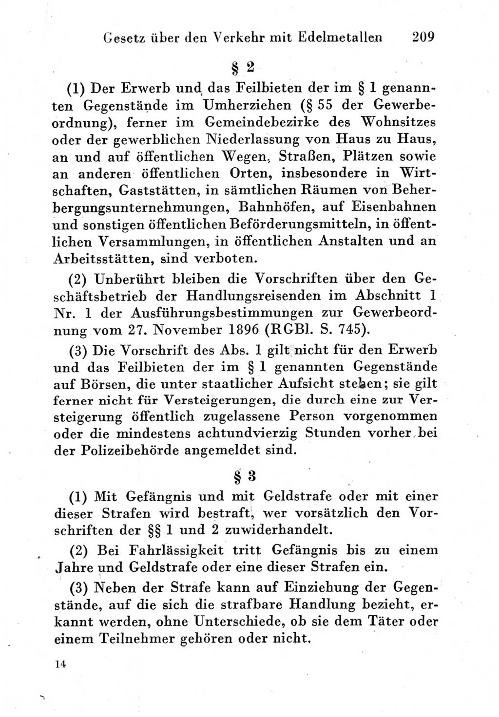 Strafgesetzbuch (StGB) und andere Strafgesetze [Deutsche Demokratische Republik (DDR)] 1951, Seite 209 (StGB Strafges. DDR 1951, S. 209)