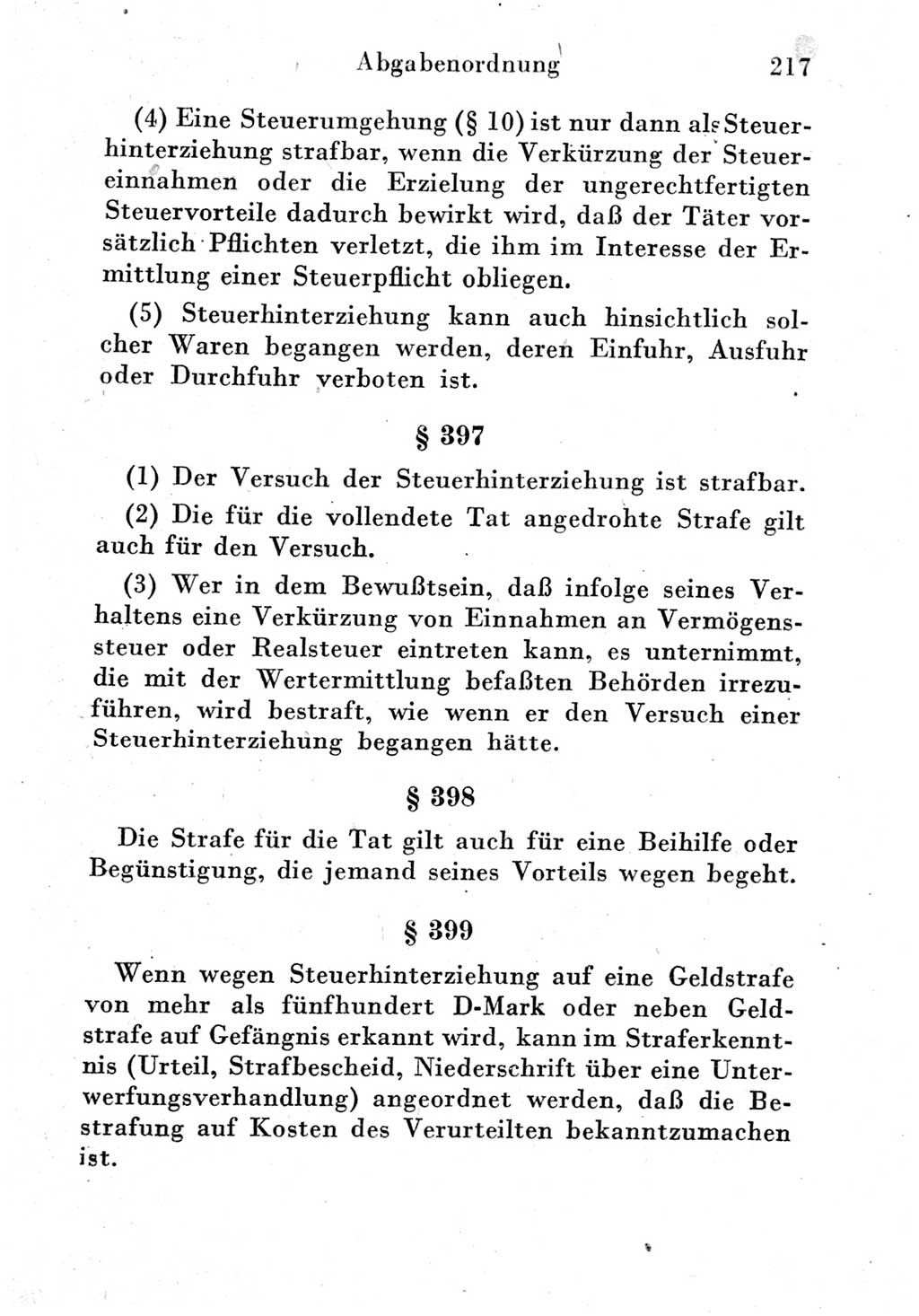 Strafgesetzbuch (StGB) und andere Strafgesetze [Deutsche Demokratische Republik (DDR)] 1951, Seite 217 (StGB Strafges. DDR 1951, S. 217)