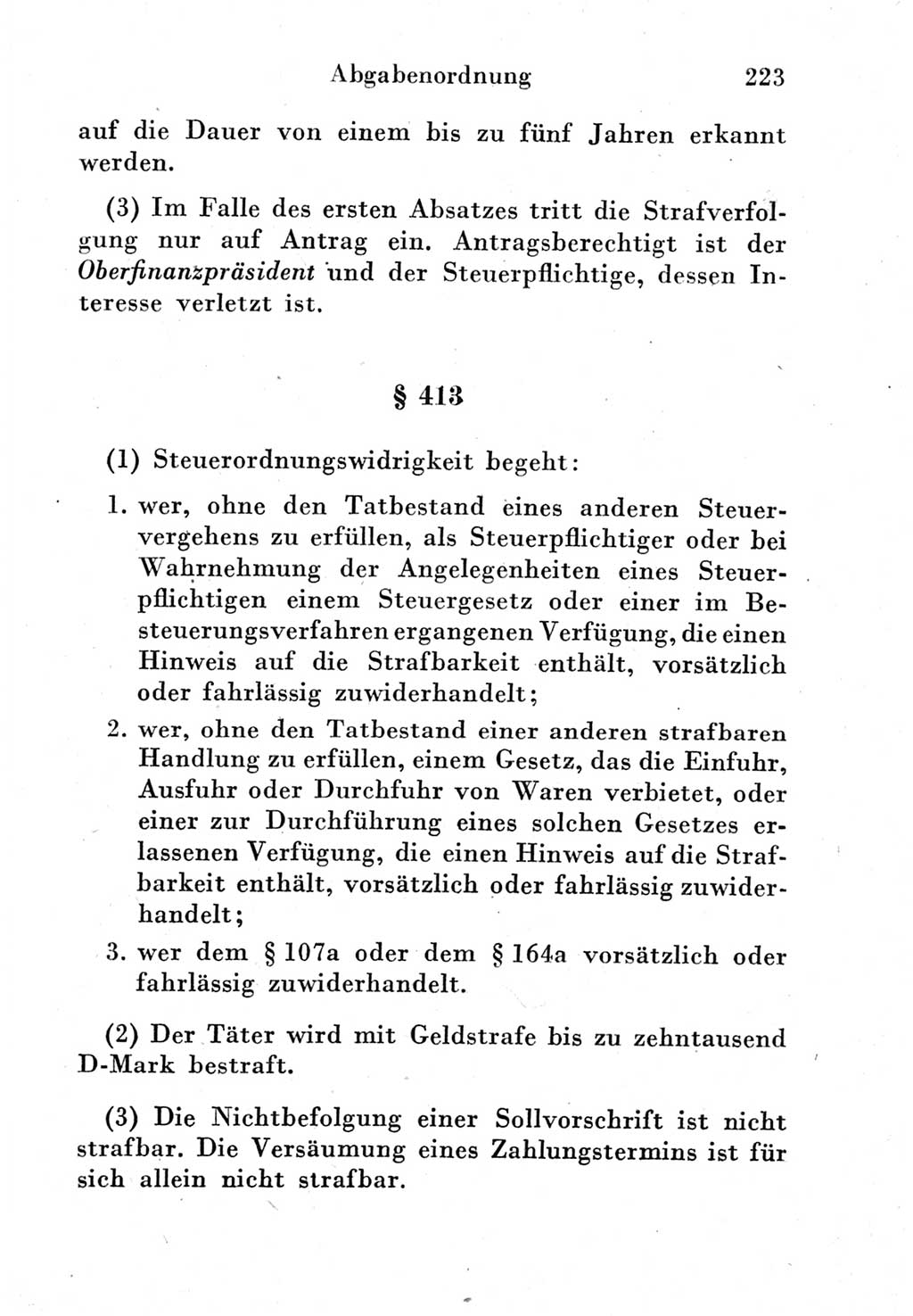 Strafgesetzbuch (StGB) und andere Strafgesetze [Deutsche Demokratische Republik (DDR)] 1951, Seite 223 (StGB Strafges. DDR 1951, S. 223)