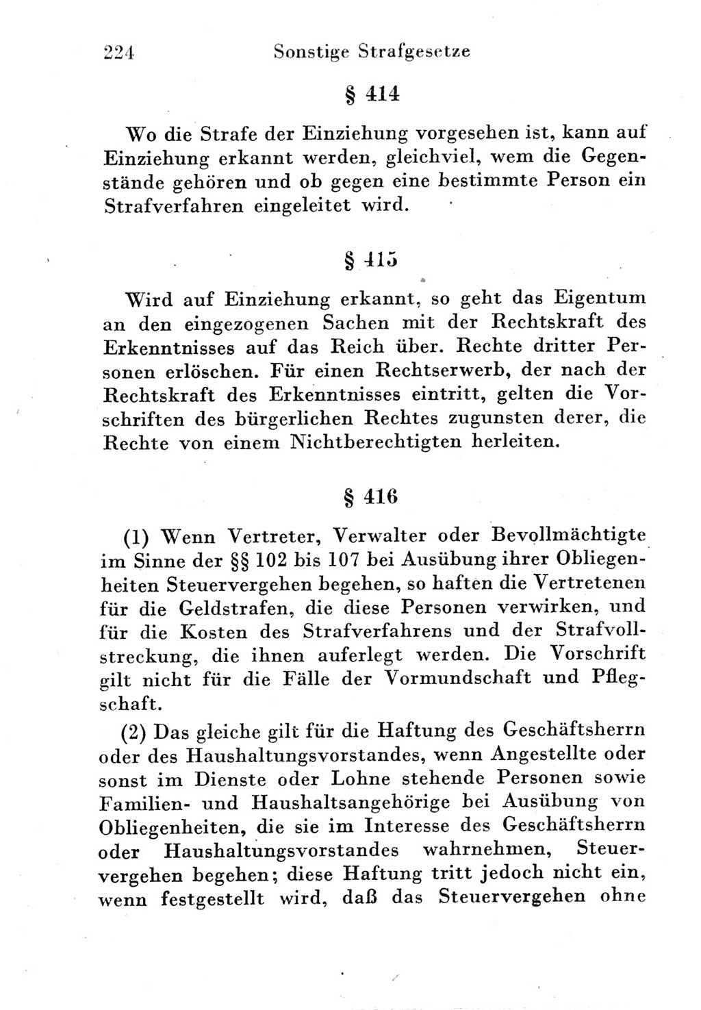 Strafgesetzbuch (StGB) und andere Strafgesetze [Deutsche Demokratische Republik (DDR)] 1951, Seite 224 (StGB Strafges. DDR 1951, S. 224)