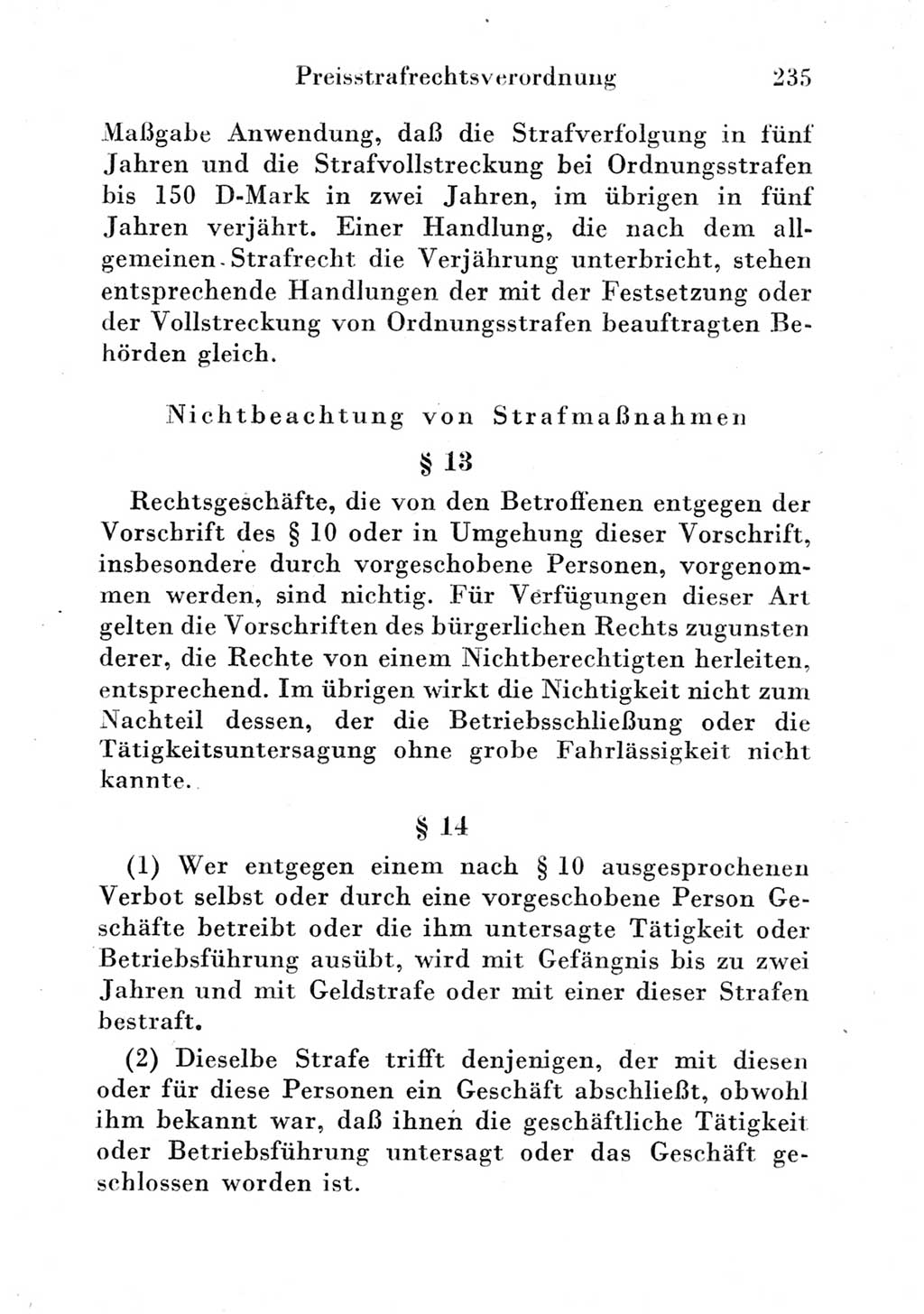 Strafgesetzbuch (StGB) und andere Strafgesetze [Deutsche Demokratische Republik (DDR)] 1951, Seite 235 (StGB Strafges. DDR 1951, S. 235)