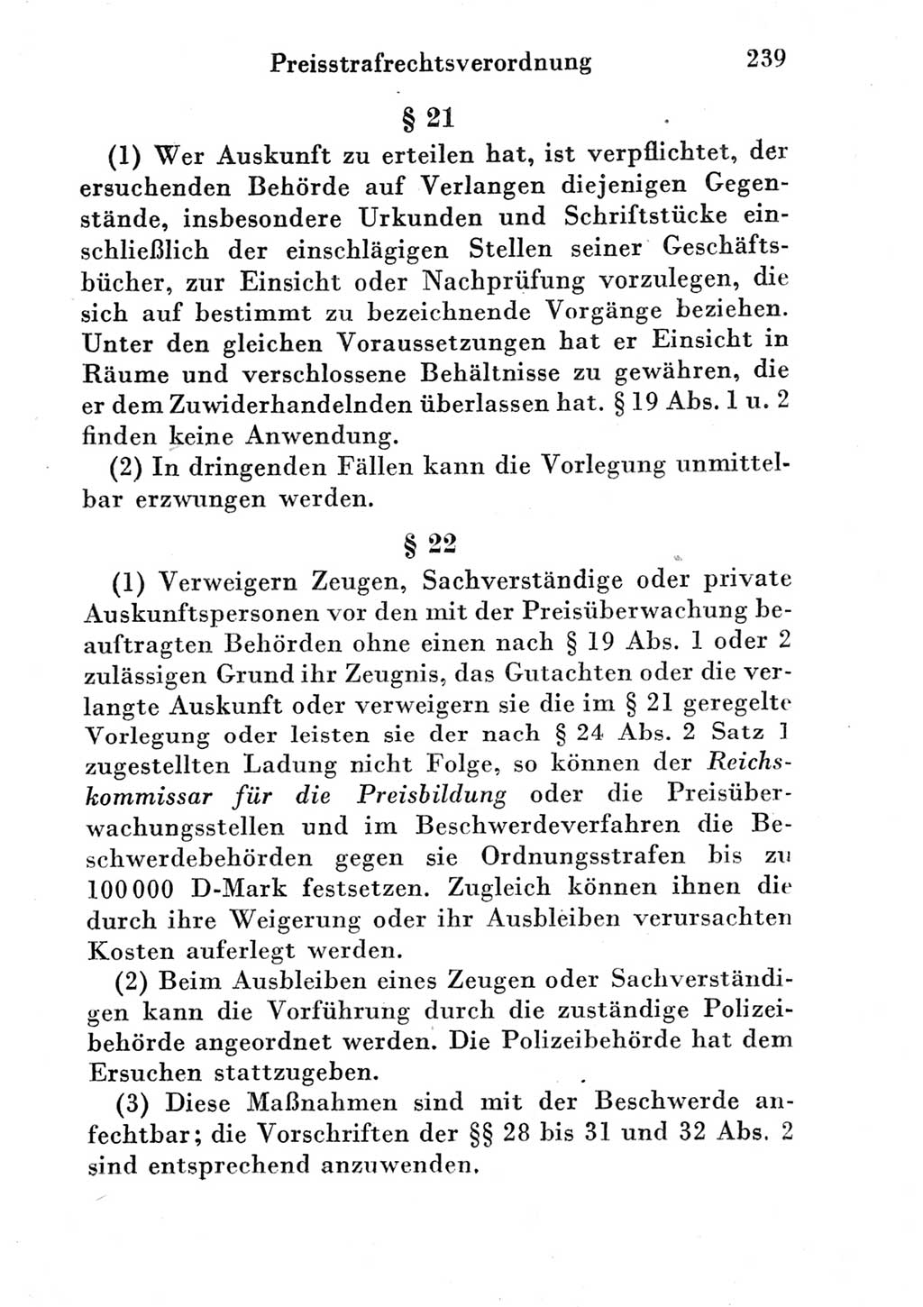 Strafgesetzbuch (StGB) und andere Strafgesetze [Deutsche Demokratische Republik (DDR)] 1951, Seite 239 (StGB Strafges. DDR 1951, S. 239)