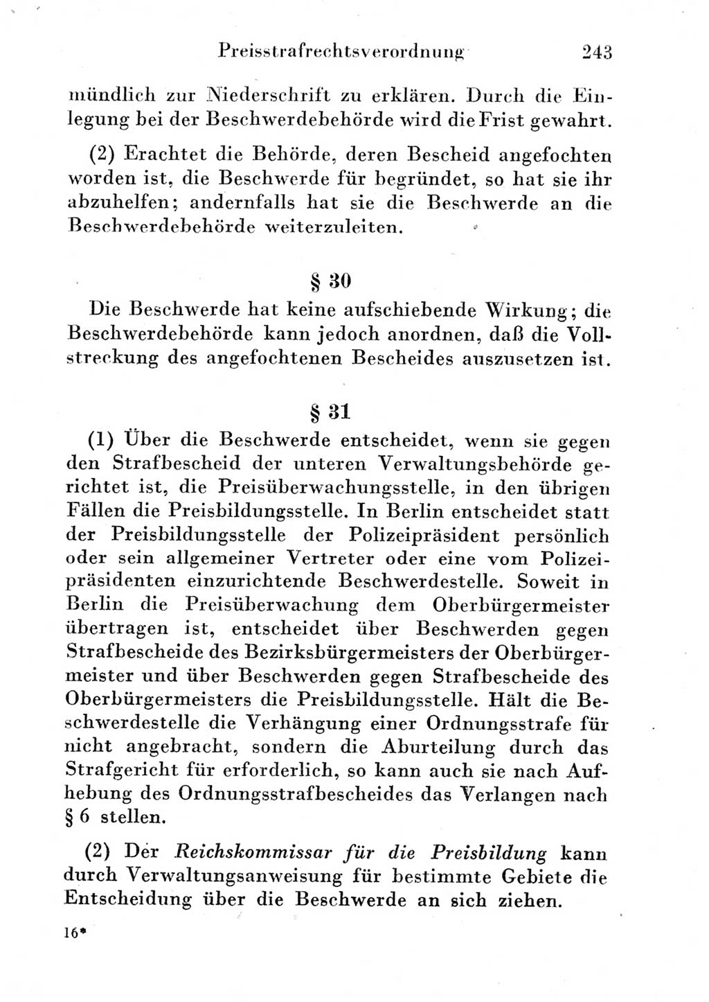 Strafgesetzbuch (StGB) und andere Strafgesetze [Deutsche Demokratische Republik (DDR)] 1951, Seite 243 (StGB Strafges. DDR 1951, S. 243)