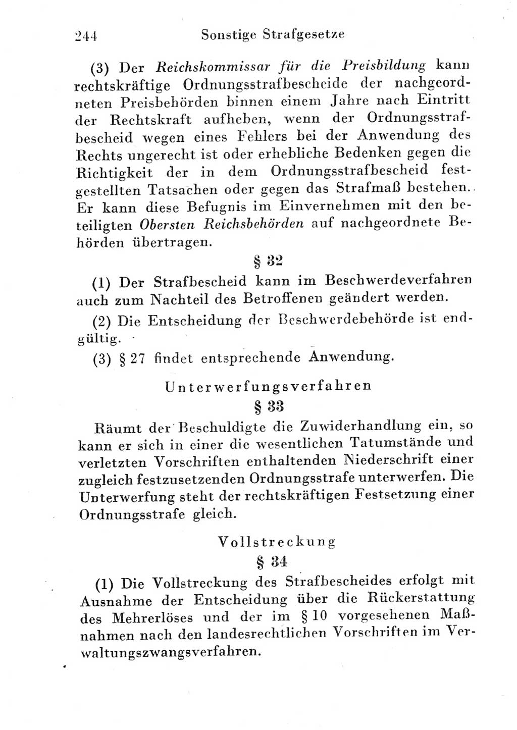 Strafgesetzbuch (StGB) und andere Strafgesetze [Deutsche Demokratische Republik (DDR)] 1951, Seite 244 (StGB Strafges. DDR 1951, S. 244)