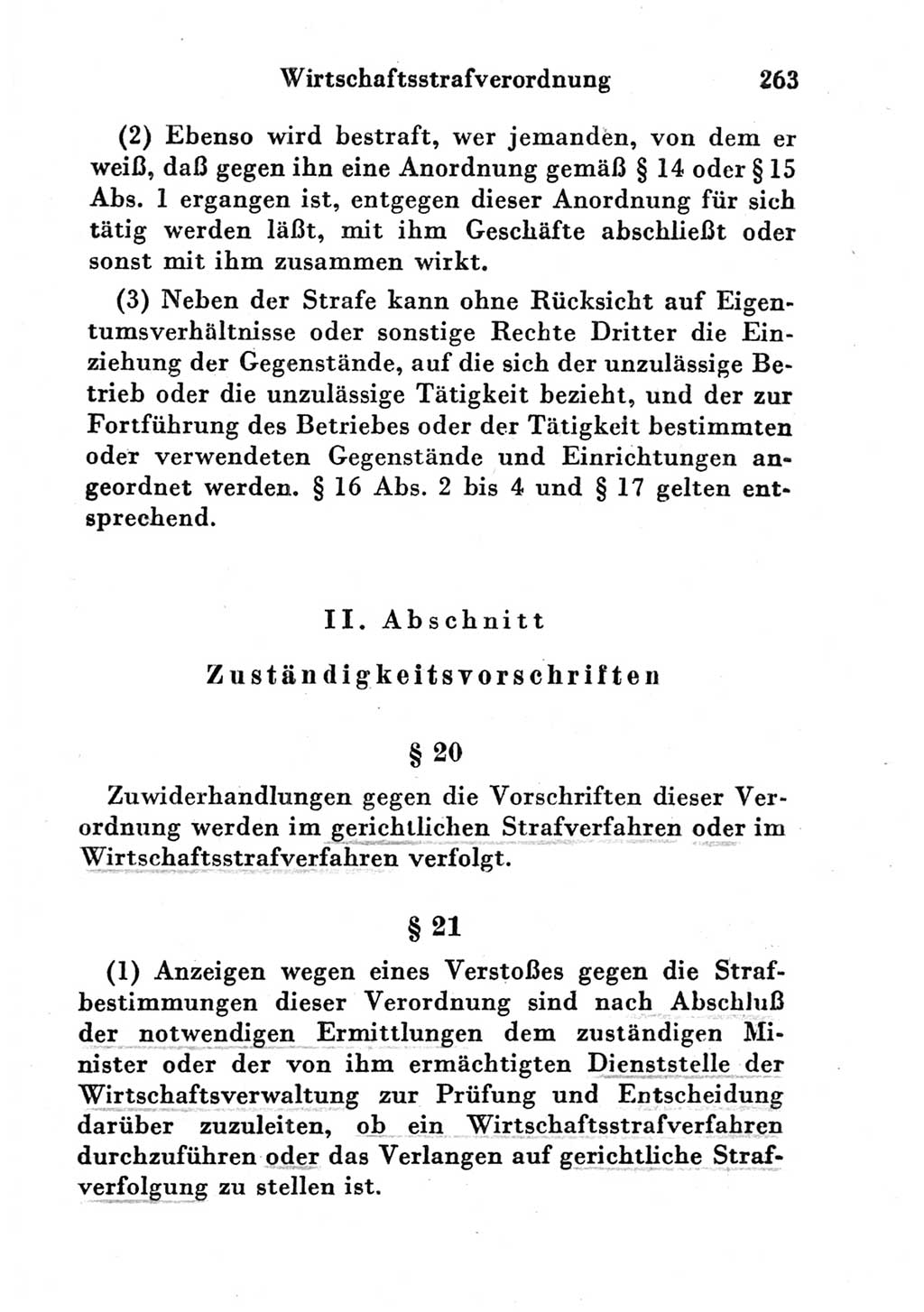 Strafgesetzbuch (StGB) und andere Strafgesetze [Deutsche Demokratische Republik (DDR)] 1951, Seite 263 (StGB Strafges. DDR 1951, S. 263)