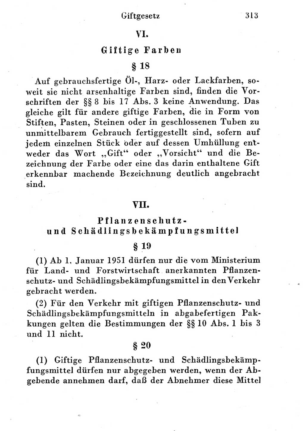 Strafgesetzbuch (StGB) und andere Strafgesetze [Deutsche Demokratische Republik (DDR)] 1951, Seite 313 (StGB Strafges. DDR 1951, S. 313)