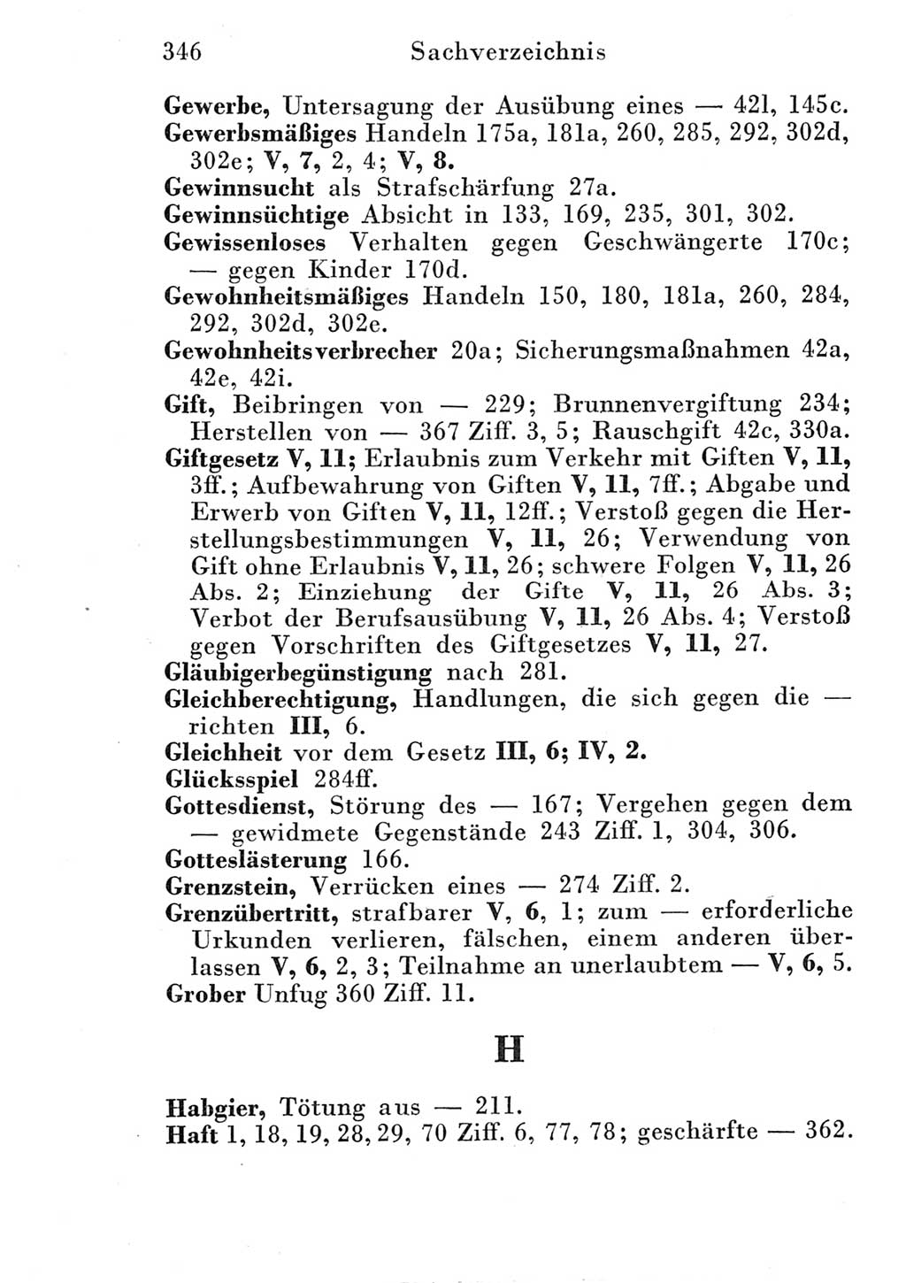 Strafgesetzbuch (StGB) und andere Strafgesetze [Deutsche Demokratische Republik (DDR)] 1951, Seite 346 (StGB Strafges. DDR 1951, S. 346)