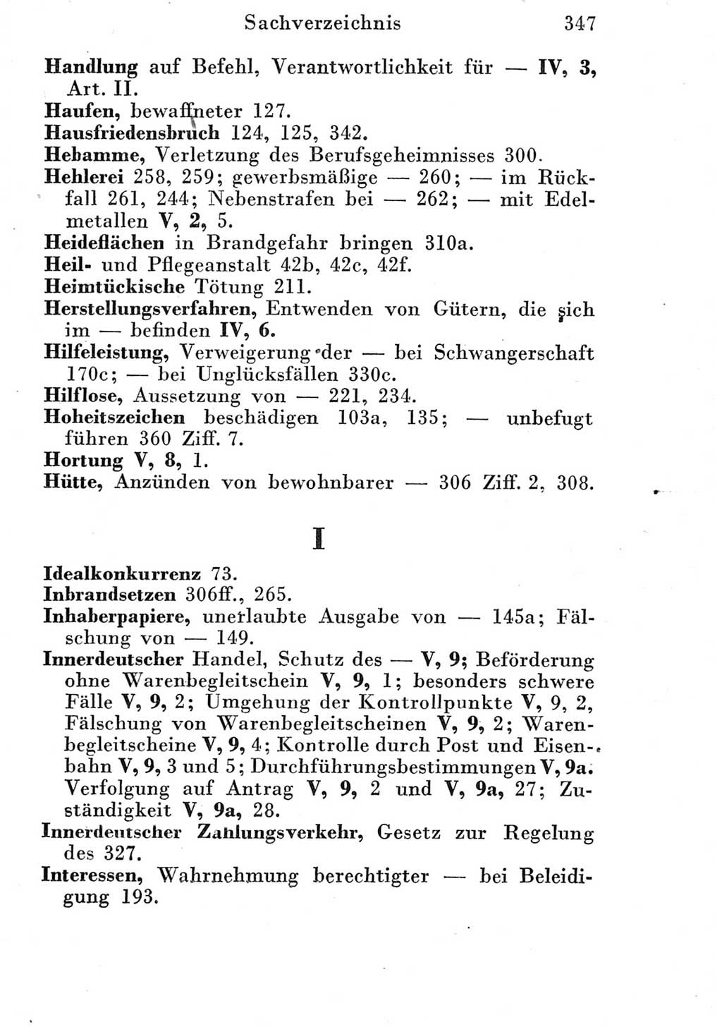 Strafgesetzbuch (StGB) und andere Strafgesetze [Deutsche Demokratische Republik (DDR)] 1951, Seite 347 (StGB Strafges. DDR 1951, S. 347)