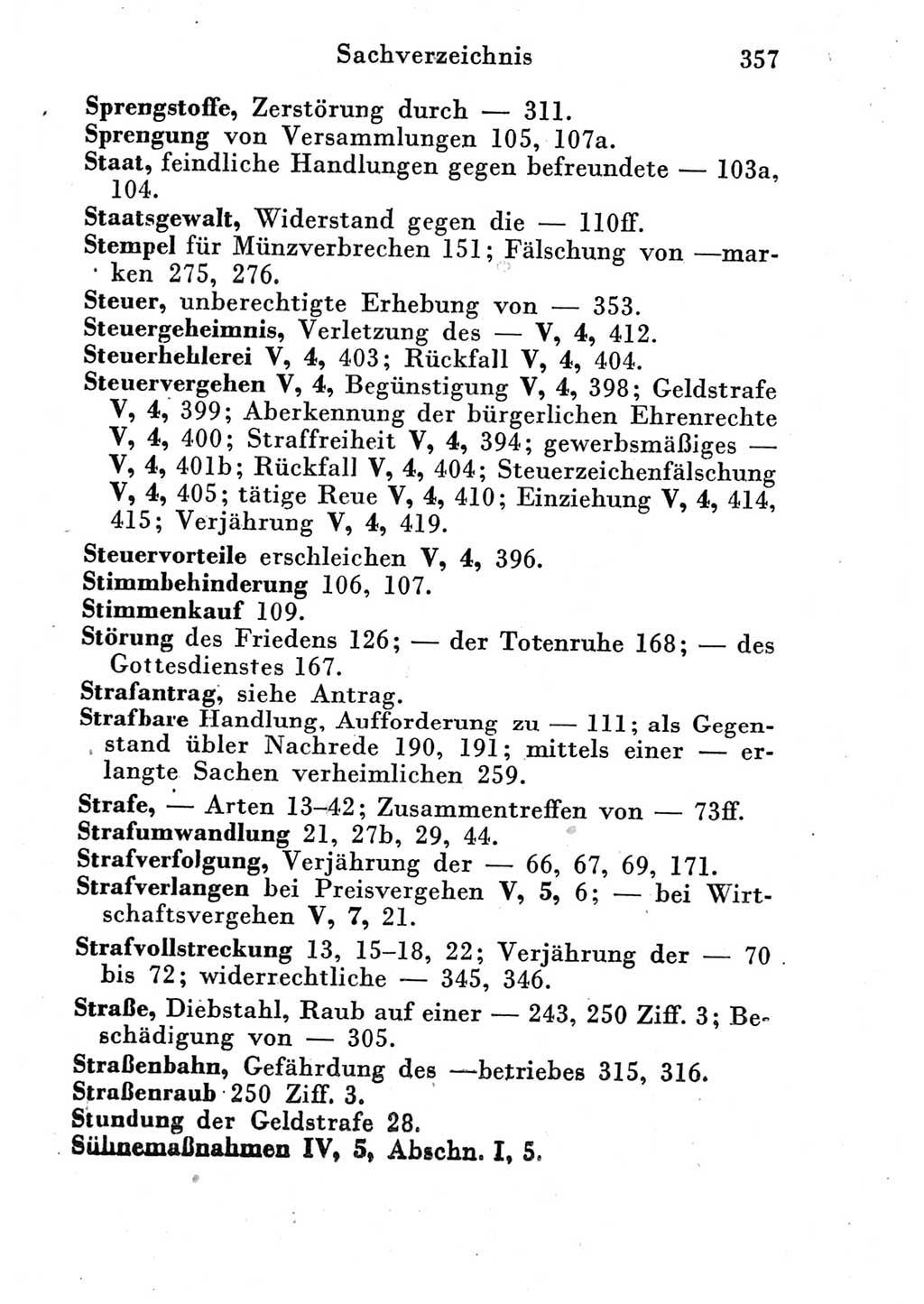 Strafgesetzbuch (StGB) und andere Strafgesetze [Deutsche Demokratische Republik (DDR)] 1951, Seite 357 (StGB Strafges. DDR 1951, S. 357)