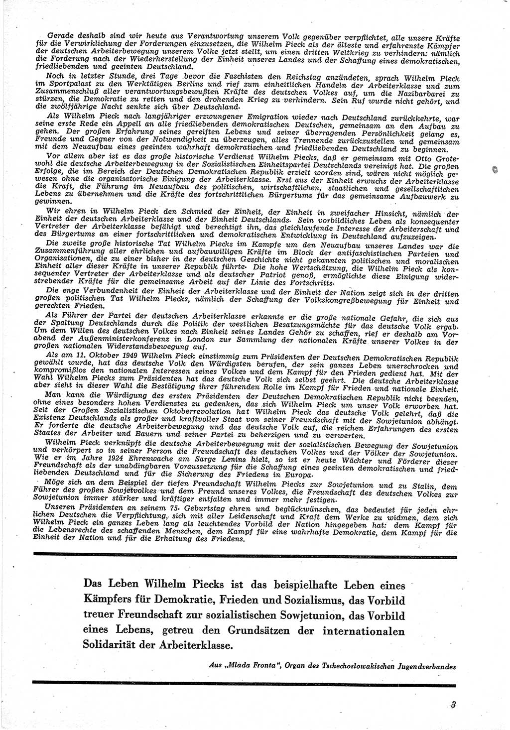 Neue Justiz (NJ), Zeitschrift für Recht und Rechtswissenschaft [Deutsche Demokratische Republik (DDR)], 5. Jahrgang 1951, Seite 3 (NJ DDR 1951, S. 3)