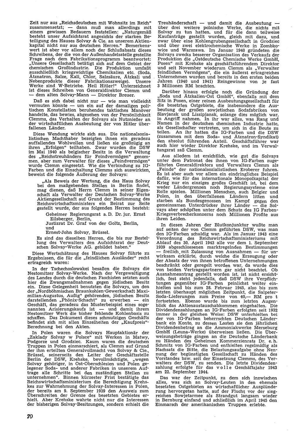 Neue Justiz (NJ), Zeitschrift für Recht und Rechtswissenschaft [Deutsche Demokratische Republik (DDR)], 5. Jahrgang 1951, Seite 70 (NJ DDR 1951, S. 70)