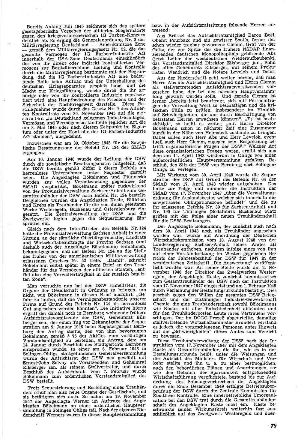 Neue Justiz (NJ), Zeitschrift für Recht und Rechtswissenschaft [Deutsche Demokratische Republik (DDR)], 5. Jahrgang 1951, Seite 79 (NJ DDR 1951, S. 79)