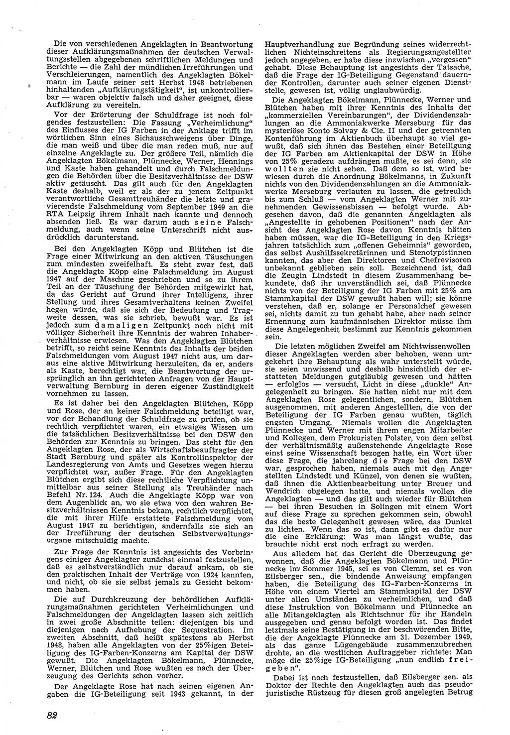 Neue Justiz (NJ), Zeitschrift für Recht und Rechtswissenschaft [Deutsche Demokratische Republik (DDR)], 5. Jahrgang 1951, Seite 82 (NJ DDR 1951, S. 82)