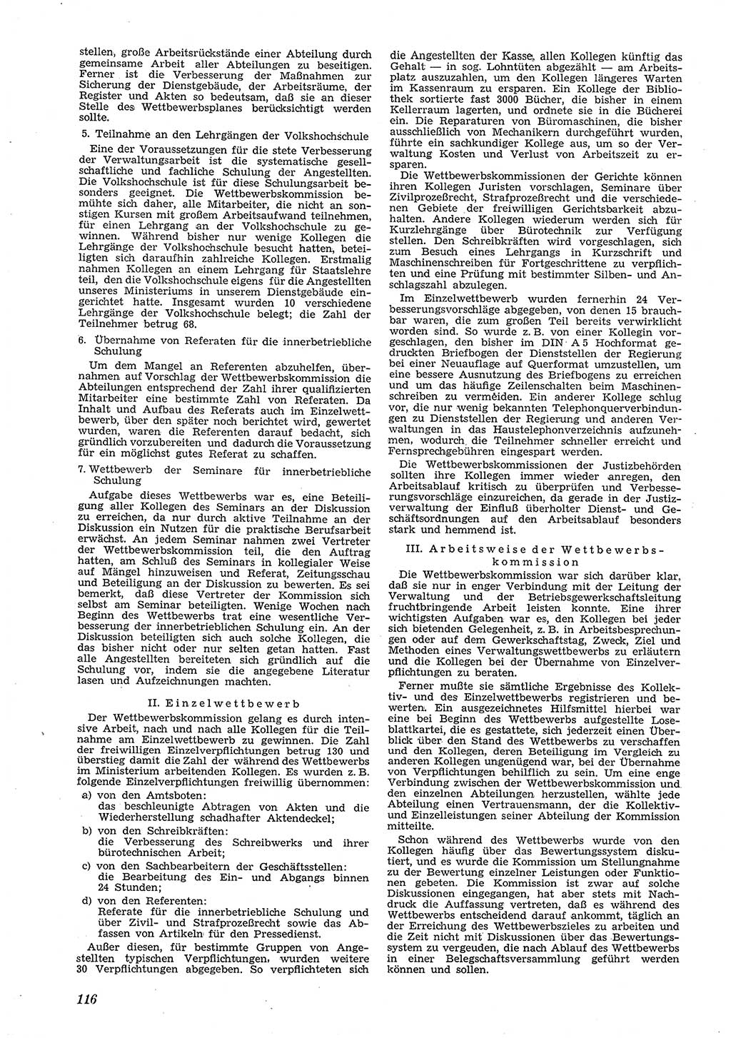 Neue Justiz (NJ), Zeitschrift für Recht und Rechtswissenschaft [Deutsche Demokratische Republik (DDR)], 5. Jahrgang 1951, Seite 116 (NJ DDR 1951, S. 116)