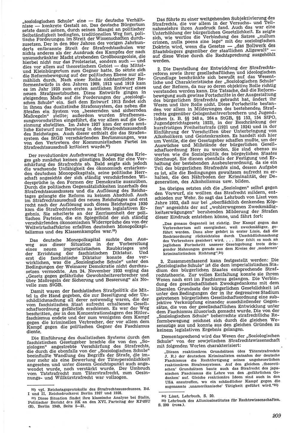 Neue Justiz (NJ), Zeitschrift für Recht und Rechtswissenschaft [Deutsche Demokratische Republik (DDR)], 5. Jahrgang 1951, Seite 209 (NJ DDR 1951, S. 209)