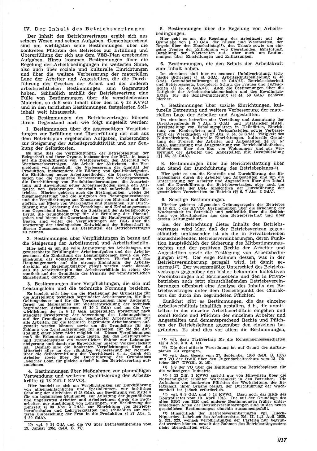 Neue Justiz (NJ), Zeitschrift für Recht und Rechtswissenschaft [Deutsche Demokratische Republik (DDR)], 5. Jahrgang 1951, Seite 217 (NJ DDR 1951, S. 217)