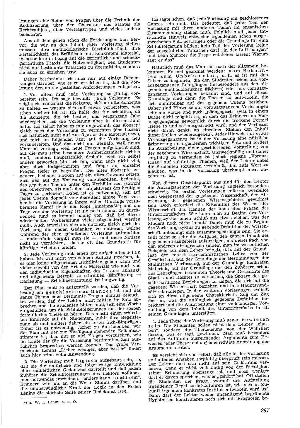 Neue Justiz (NJ), Zeitschrift für Recht und Rechtswissenschaft [Deutsche Demokratische Republik (DDR)], 5. Jahrgang 1951, Seite 297 (NJ DDR 1951, S. 297)