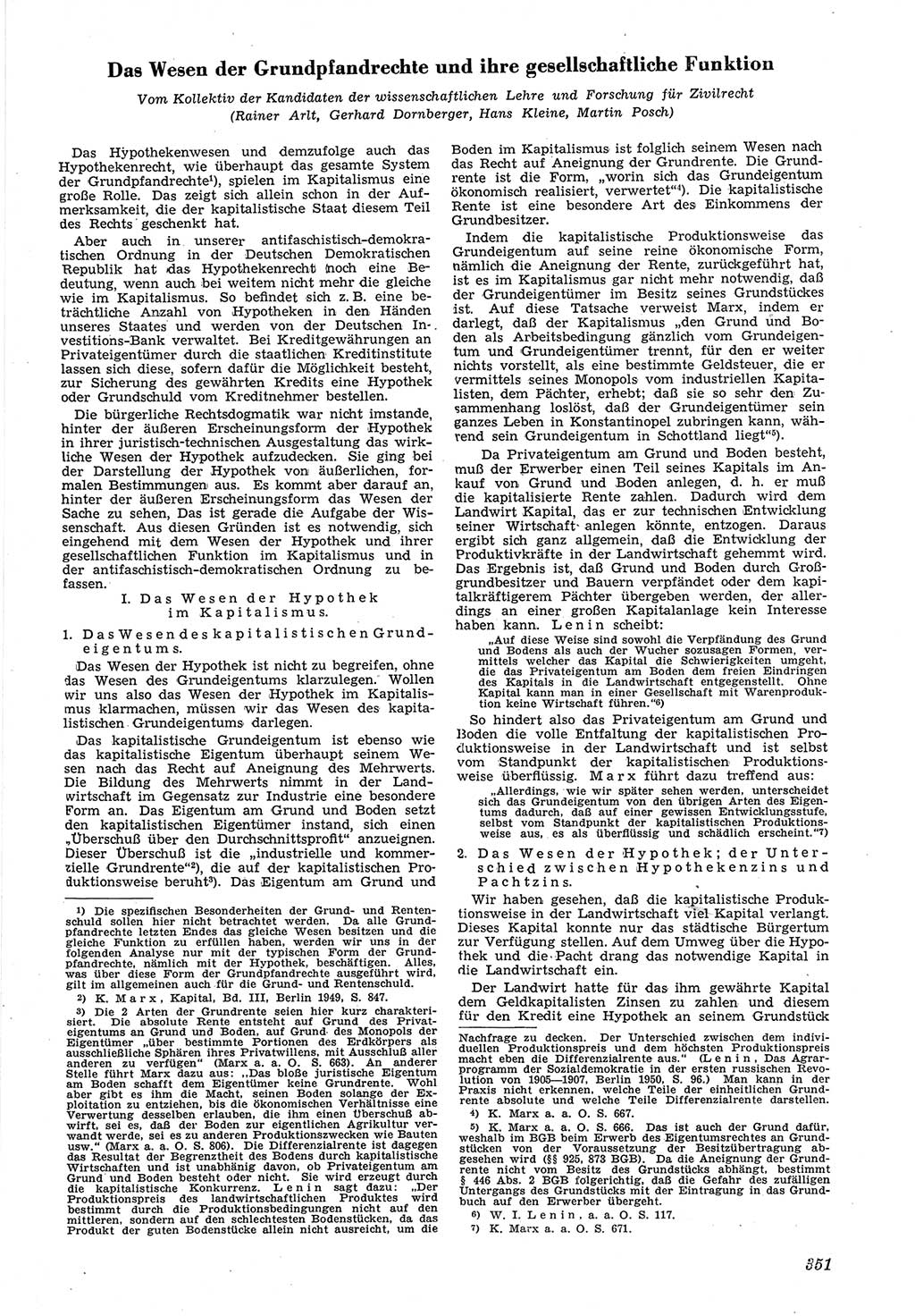 Neue Justiz (NJ), Zeitschrift für Recht und Rechtswissenschaft [Deutsche Demokratische Republik (DDR)], 5. Jahrgang 1951, Seite 351 (NJ DDR 1951, S. 351)
