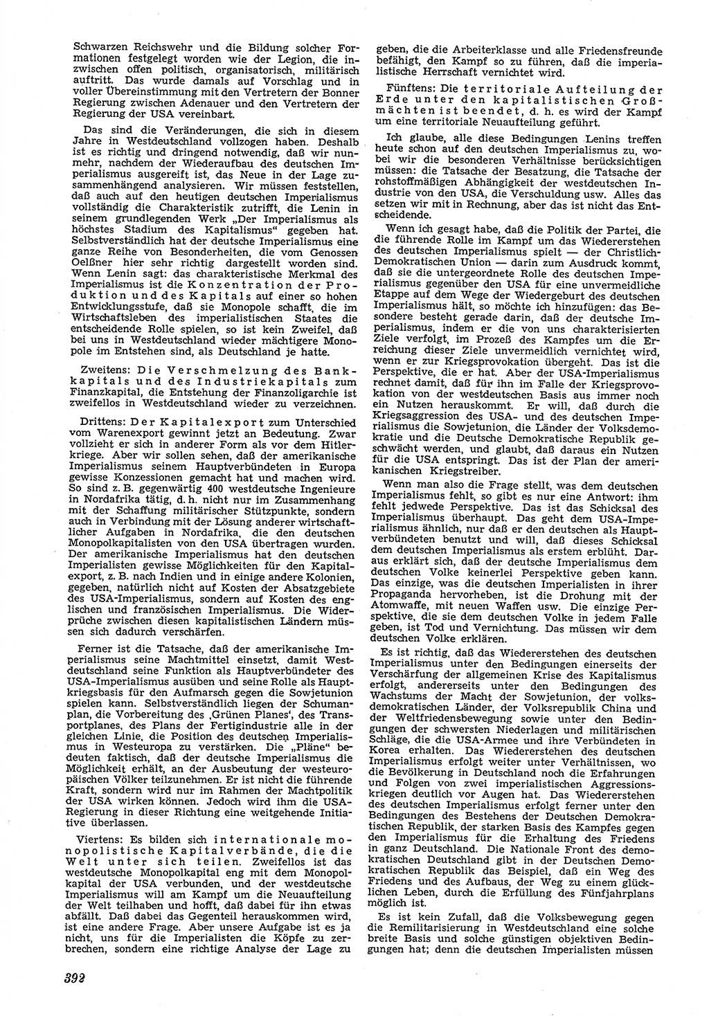 Neue Justiz (NJ), Zeitschrift für Recht und Rechtswissenschaft [Deutsche Demokratische Republik (DDR)], 5. Jahrgang 1951, Seite 392 (NJ DDR 1951, S. 392)