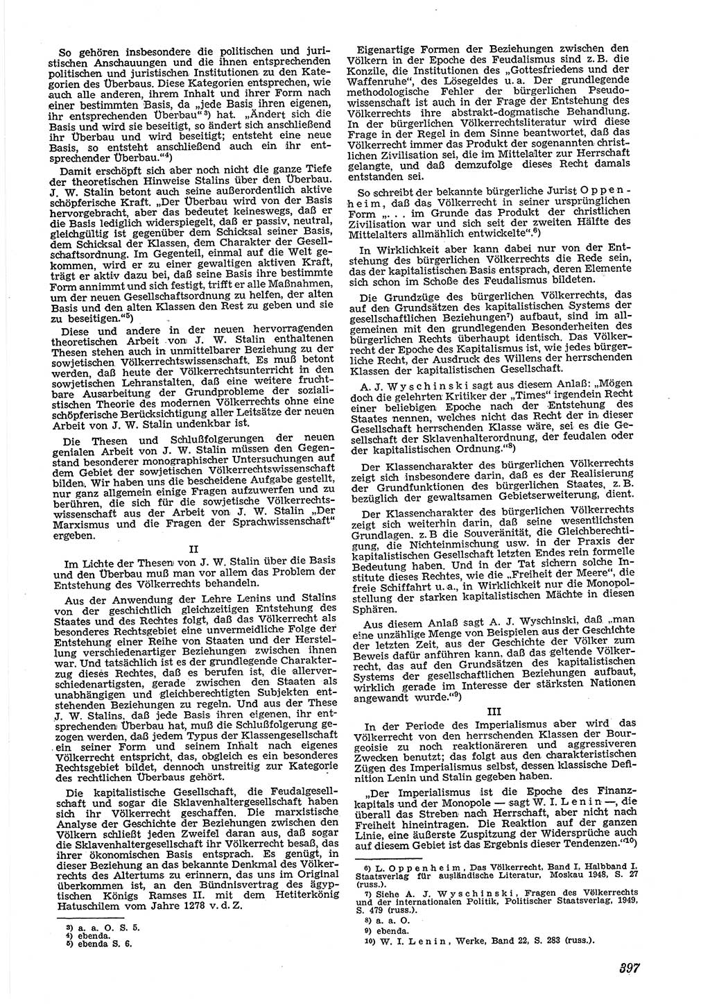 Neue Justiz (NJ), Zeitschrift für Recht und Rechtswissenschaft [Deutsche Demokratische Republik (DDR)], 5. Jahrgang 1951, Seite 397 (NJ DDR 1951, S. 397)