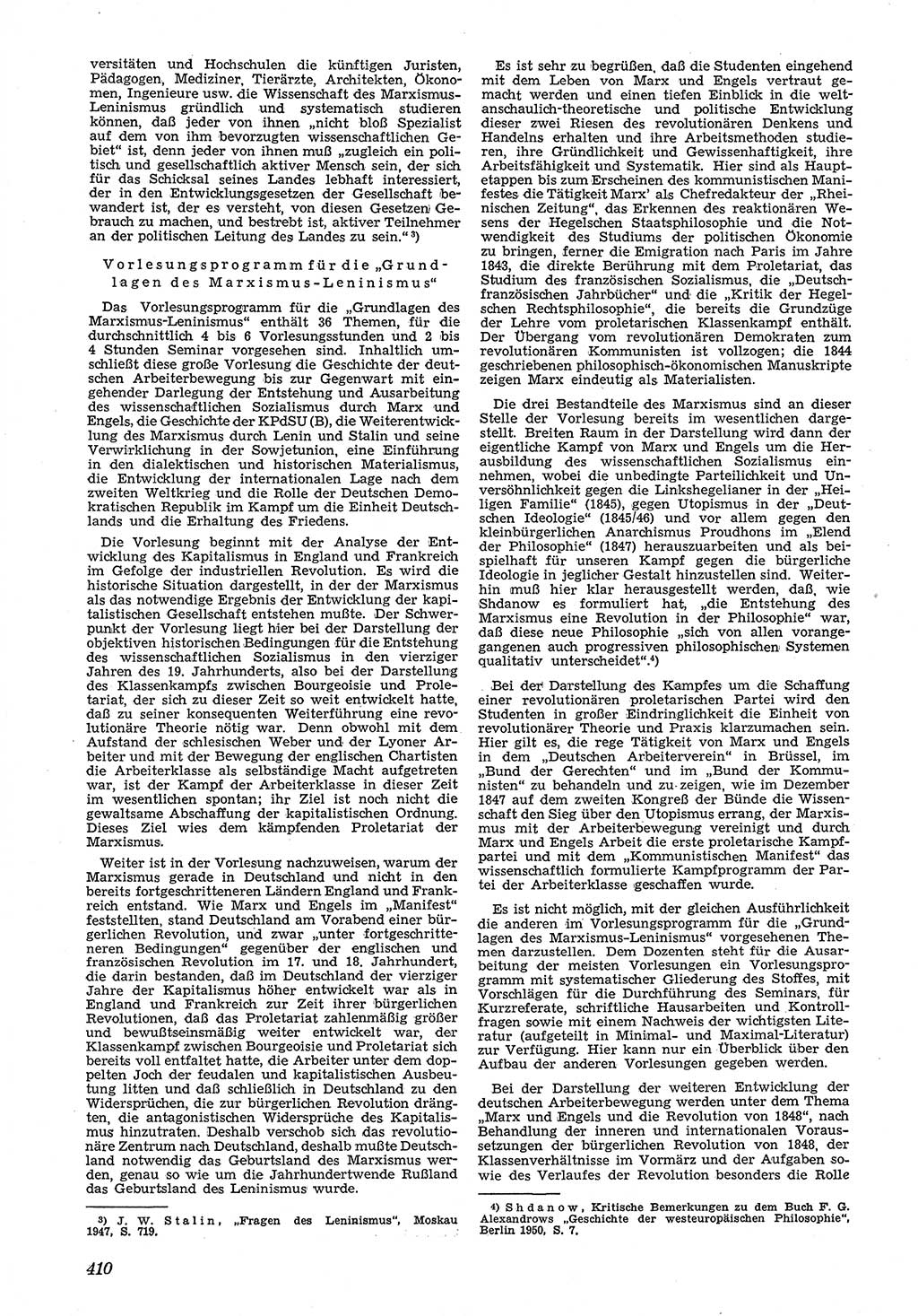 Neue Justiz (NJ), Zeitschrift für Recht und Rechtswissenschaft [Deutsche Demokratische Republik (DDR)], 5. Jahrgang 1951, Seite 410 (NJ DDR 1951, S. 410)