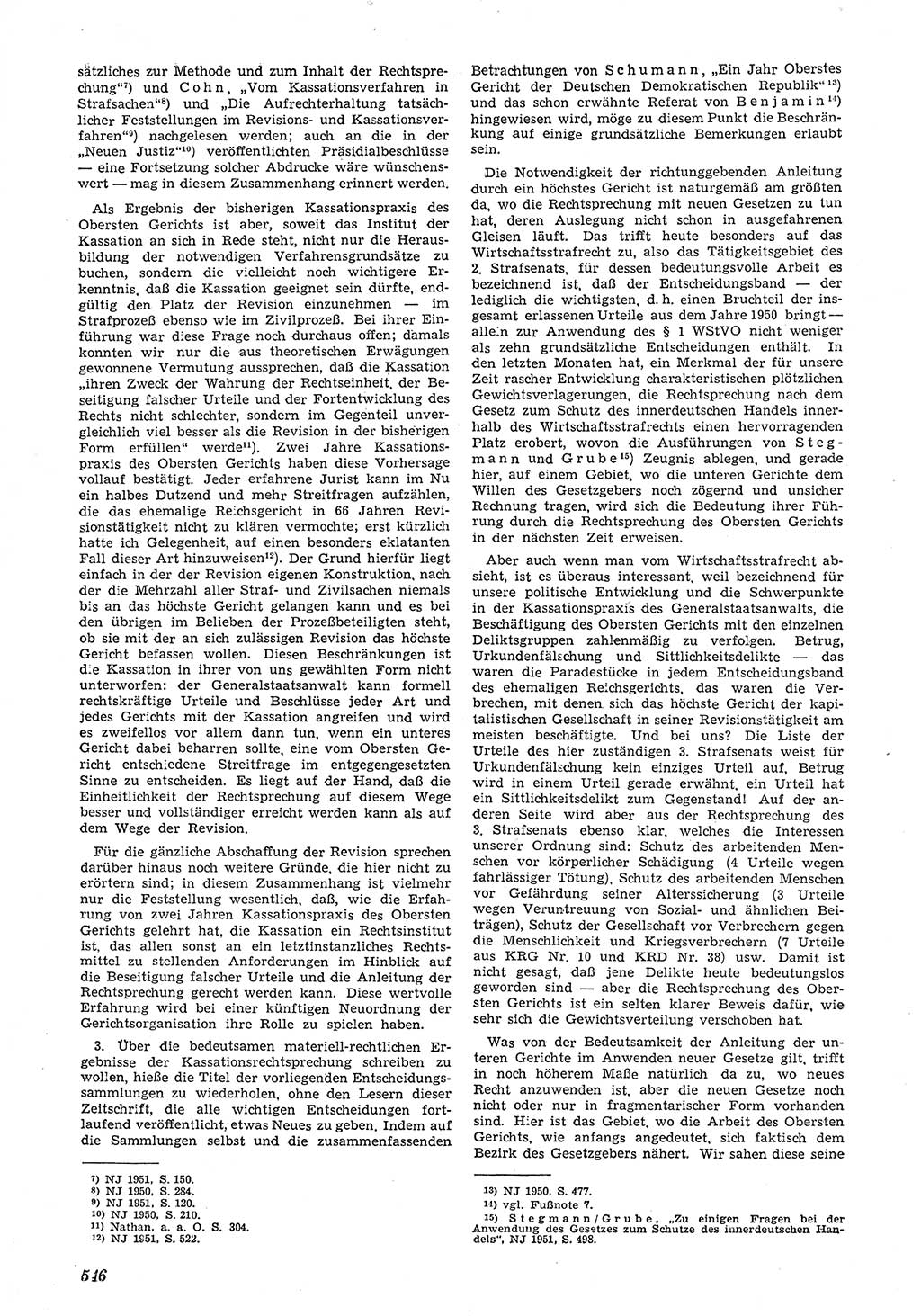 Neue Justiz (NJ), Zeitschrift für Recht und Rechtswissenschaft [Deutsche Demokratische Republik (DDR)], 5. Jahrgang 1951, Seite 546 (NJ DDR 1951, S. 546)