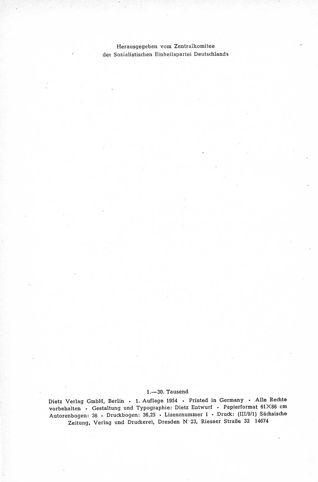 Dokumente der Sozialistischen Einheitspartei Deutschlands (SED) [Deutsche Demokratische Republik (DDR)] 1952-1953, Seite 4 (Dok. SED DDR 1952-1953, S. 4)