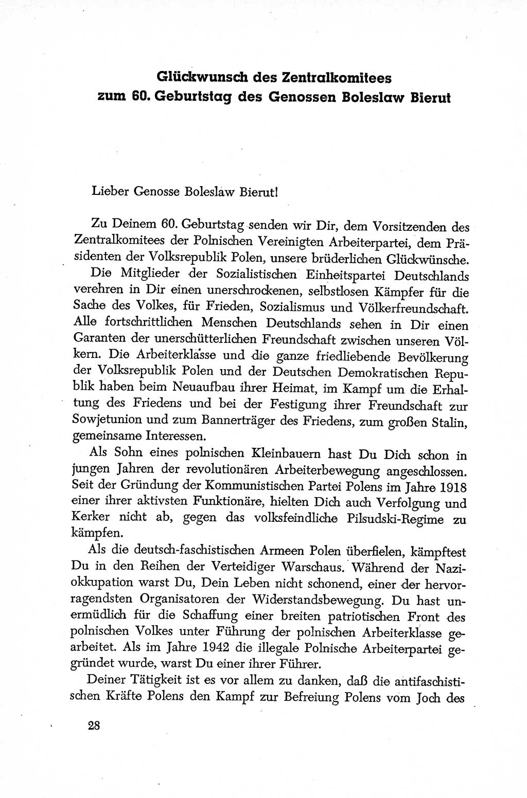 Dokumente der Sozialistischen Einheitspartei Deutschlands (SED) [Deutsche Demokratische Republik (DDR)] 1952-1953, Seite 28 (Dok. SED DDR 1952-1953, S. 28)