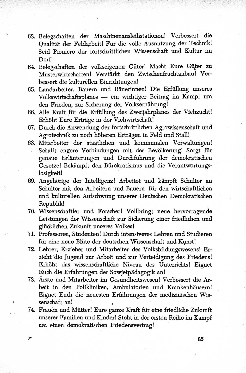 Dokumente der Sozialistischen Einheitspartei Deutschlands (SED) [Deutsche Demokratische Republik (DDR)] 1952-1953, Seite 35 (Dok. SED DDR 1952-1953, S. 35)