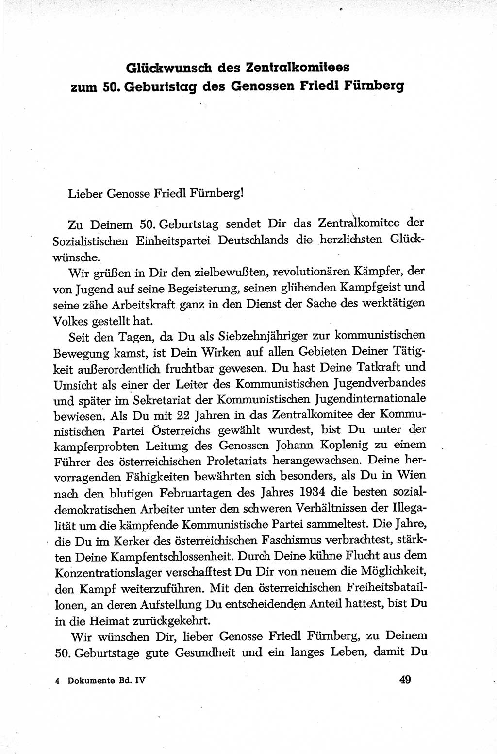 Dokumente der Sozialistischen Einheitspartei Deutschlands (SED) [Deutsche Demokratische Republik (DDR)] 1952-1953, Seite 49 (Dok. SED DDR 1952-1953, S. 49)