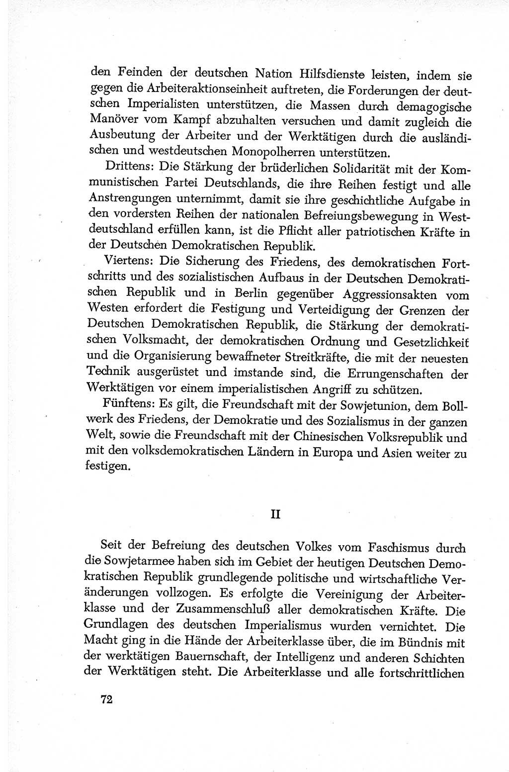 Dokumente der Sozialistischen Einheitspartei Deutschlands (SED) [Deutsche Demokratische Republik (DDR)] 1952-1953, Seite 72 (Dok. SED DDR 1952-1953, S. 72)