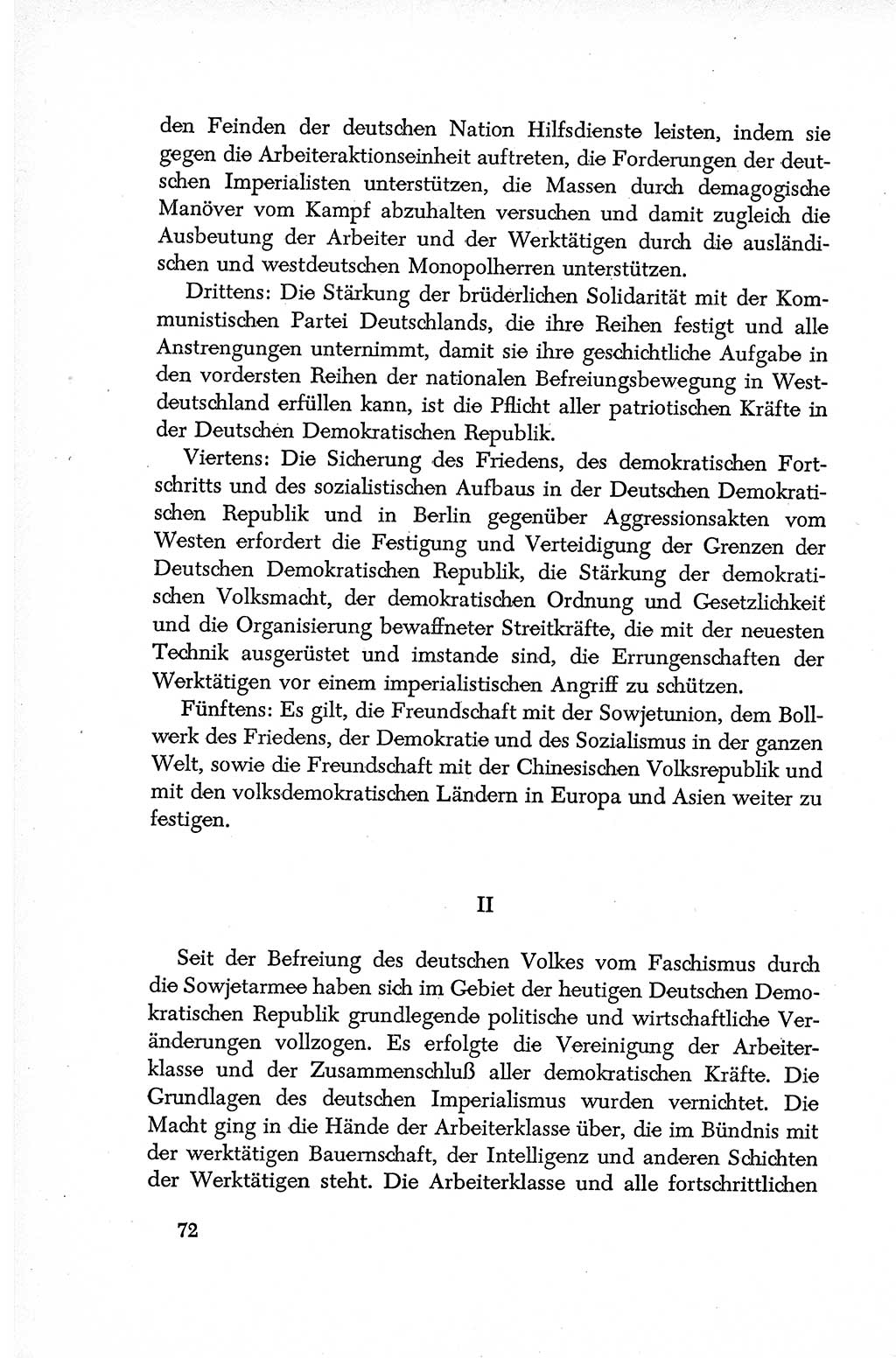 Dokumente der Sozialistischen Einheitspartei Deutschlands (SED) [Deutsche Demokratische Republik (DDR)] 1952-1953, Seite 72 (Dok. SED DDR 1952-1953, S. 72)