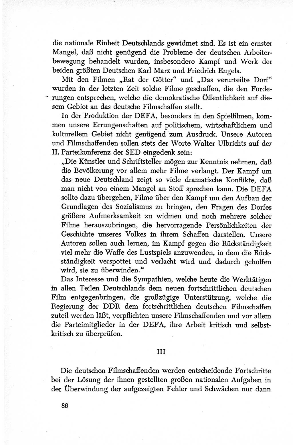 Dokumente der Sozialistischen Einheitspartei Deutschlands (SED) [Deutsche Demokratische Republik (DDR)] 1952-1953, Seite 86 (Dok. SED DDR 1952-1953, S. 86)
