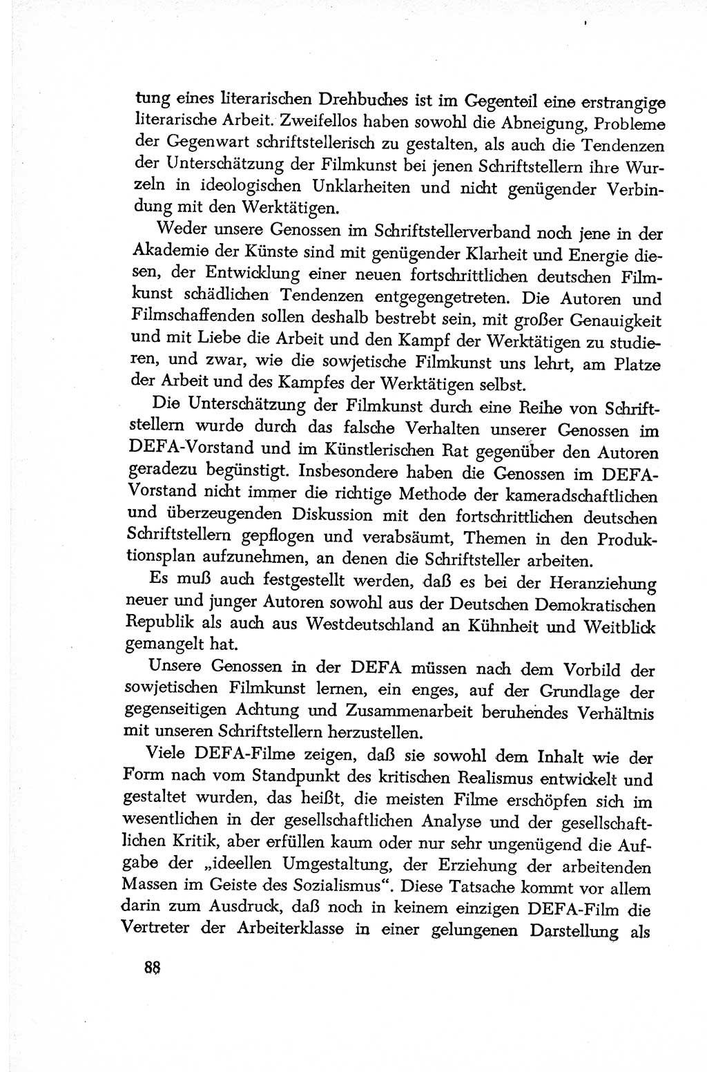 Dokumente der Sozialistischen Einheitspartei Deutschlands (SED) [Deutsche Demokratische Republik (DDR)] 1952-1953, Seite 88 (Dok. SED DDR 1952-1953, S. 88)