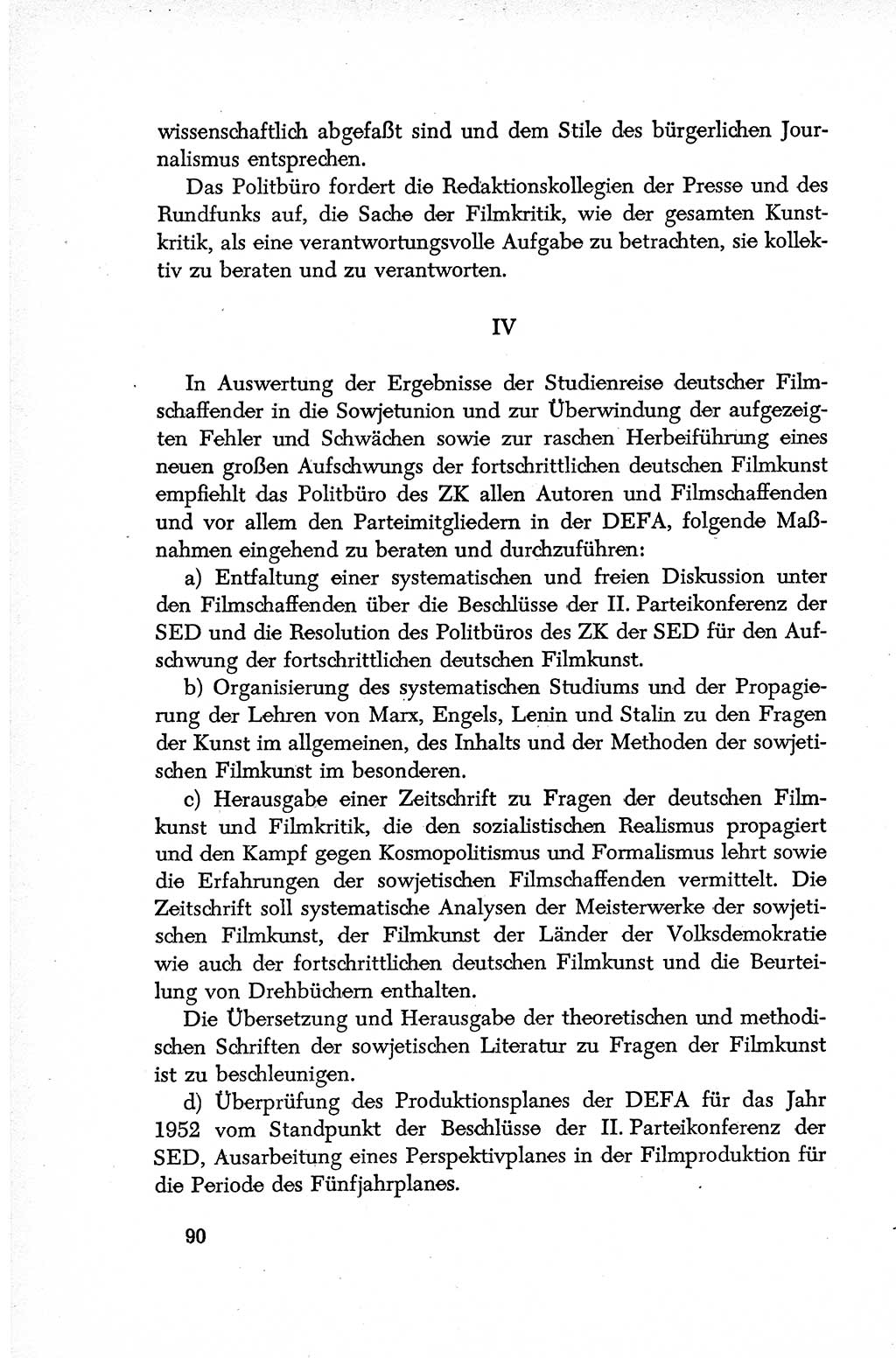 Dokumente der Sozialistischen Einheitspartei Deutschlands (SED) [Deutsche Demokratische Republik (DDR)] 1952-1953, Seite 90 (Dok. SED DDR 1952-1953, S. 90)