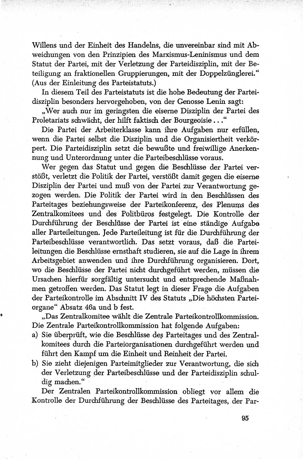 Dokumente der Sozialistischen Einheitspartei Deutschlands (SED) [Deutsche Demokratische Republik (DDR)] 1952-1953, Seite 95 (Dok. SED DDR 1952-1953, S. 95)