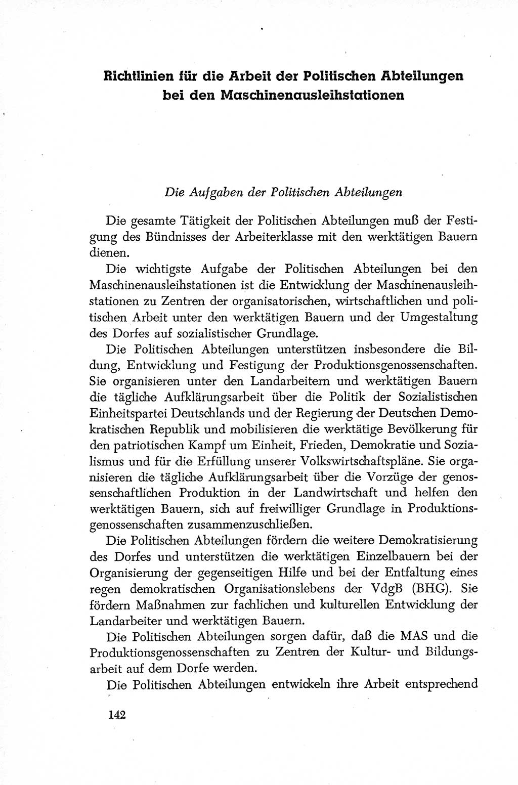 Dokumente der Sozialistischen Einheitspartei Deutschlands (SED) [Deutsche Demokratische Republik (DDR)] 1952-1953, Seite 142 (Dok. SED DDR 1952-1953, S. 142)