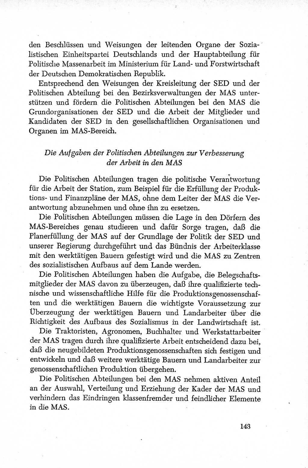 Dokumente der Sozialistischen Einheitspartei Deutschlands (SED) [Deutsche Demokratische Republik (DDR)] 1952-1953, Seite 143 (Dok. SED DDR 1952-1953, S. 143)