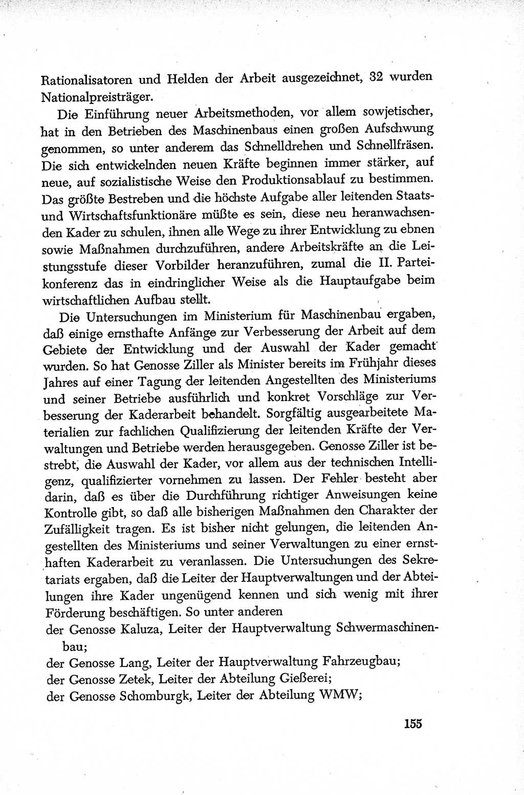 Dokumente der Sozialistischen Einheitspartei Deutschlands (SED) [Deutsche Demokratische Republik (DDR)] 1952-1953, Seite 155 (Dok. SED DDR 1952-1953, S. 155)