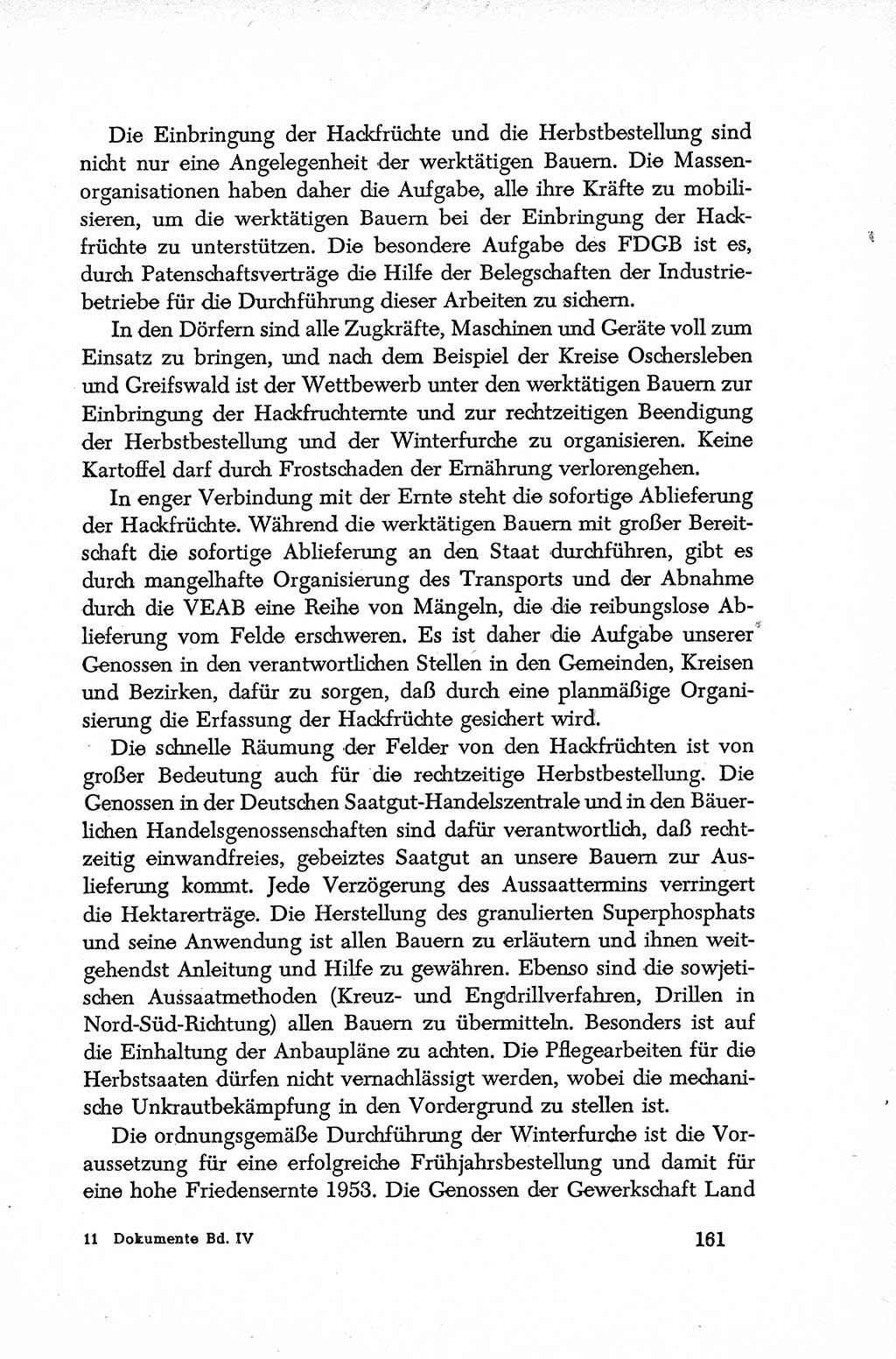 Dokumente der Sozialistischen Einheitspartei Deutschlands (SED) [Deutsche Demokratische Republik (DDR)] 1952-1953, Seite 161 (Dok. SED DDR 1952-1953, S. 161)
