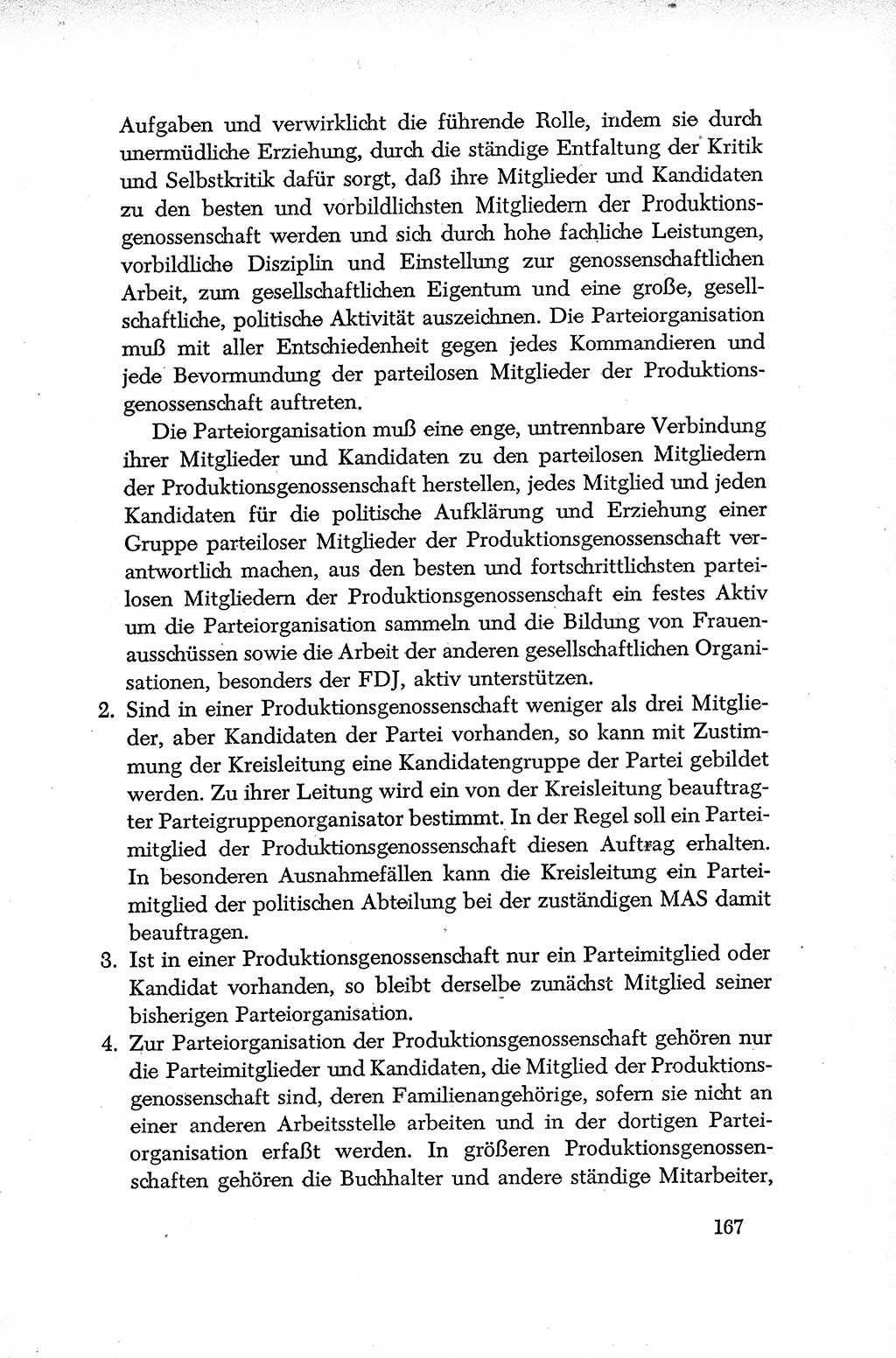Dokumente der Sozialistischen Einheitspartei Deutschlands (SED) [Deutsche Demokratische Republik (DDR)] 1952-1953, Seite 167 (Dok. SED DDR 1952-1953, S. 167)
