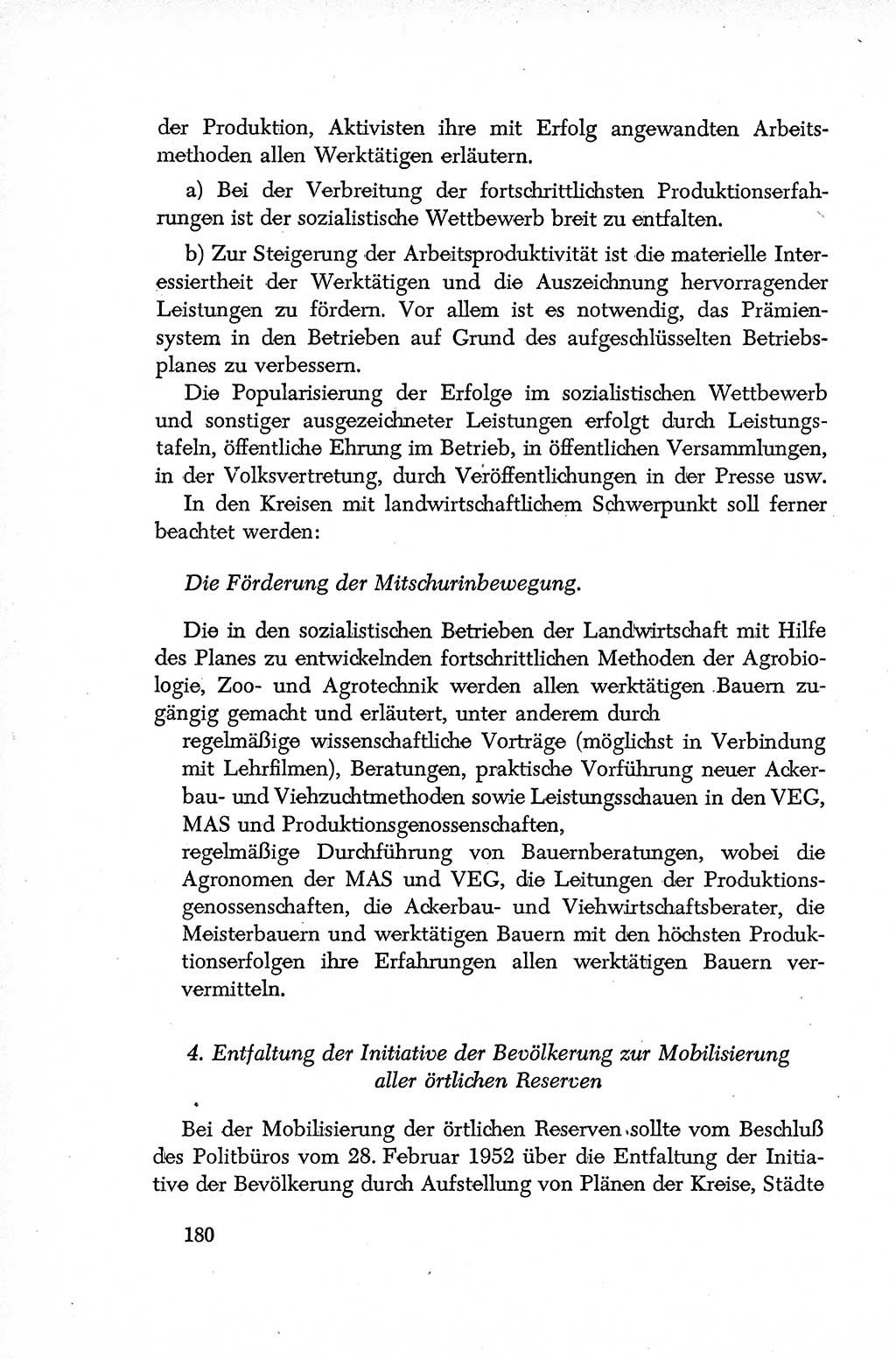 Dokumente der Sozialistischen Einheitspartei Deutschlands (SED) [Deutsche Demokratische Republik (DDR)] 1952-1953, Seite 180 (Dok. SED DDR 1952-1953, S. 180)