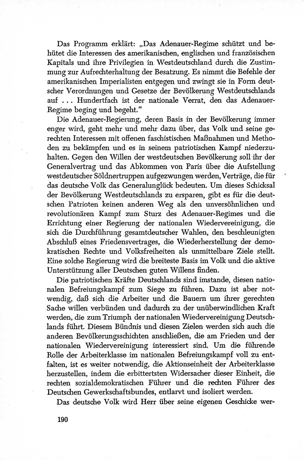 Dokumente der Sozialistischen Einheitspartei Deutschlands (SED) [Deutsche Demokratische Republik (DDR)] 1952-1953, Seite 190 (Dok. SED DDR 1952-1953, S. 190)