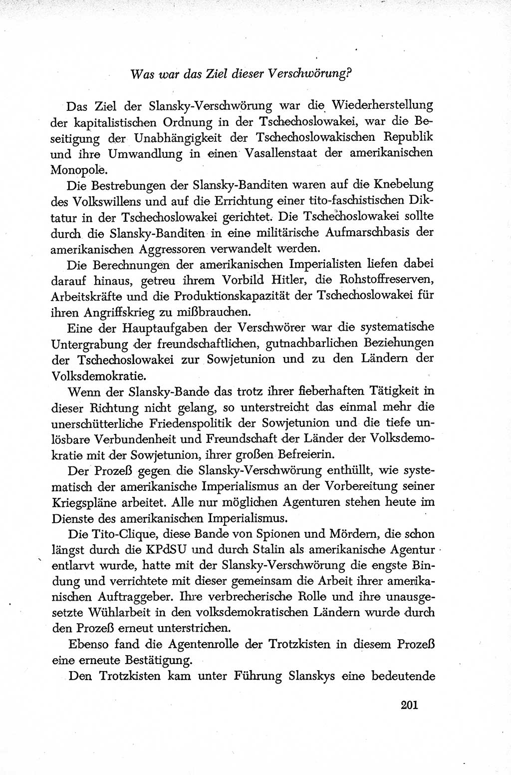 Dokumente der Sozialistischen Einheitspartei Deutschlands (SED) [Deutsche Demokratische Republik (DDR)] 1952-1953, Seite 201 (Dok. SED DDR 1952-1953, S. 201)