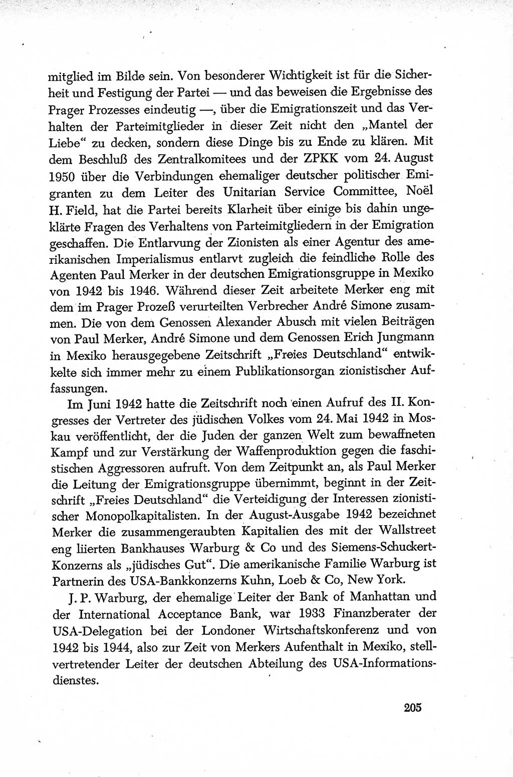Dokumente der Sozialistischen Einheitspartei Deutschlands (SED) [Deutsche Demokratische Republik (DDR)] 1952-1953, Seite 205 (Dok. SED DDR 1952-1953, S. 205)